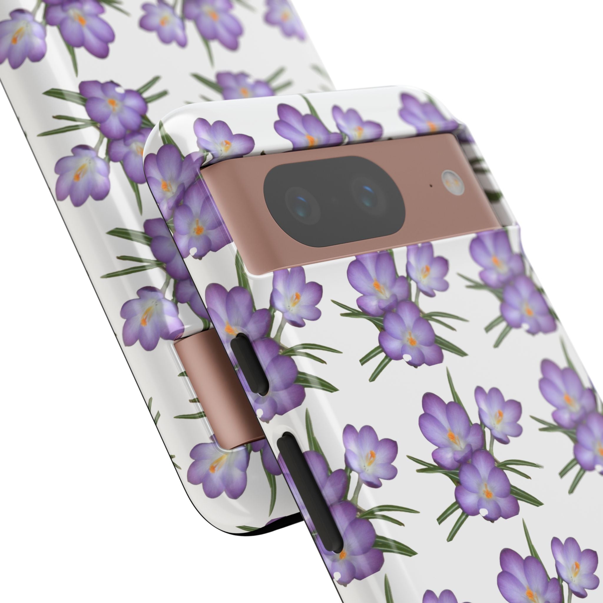 Tough Case — Purple Floral Phone Case
