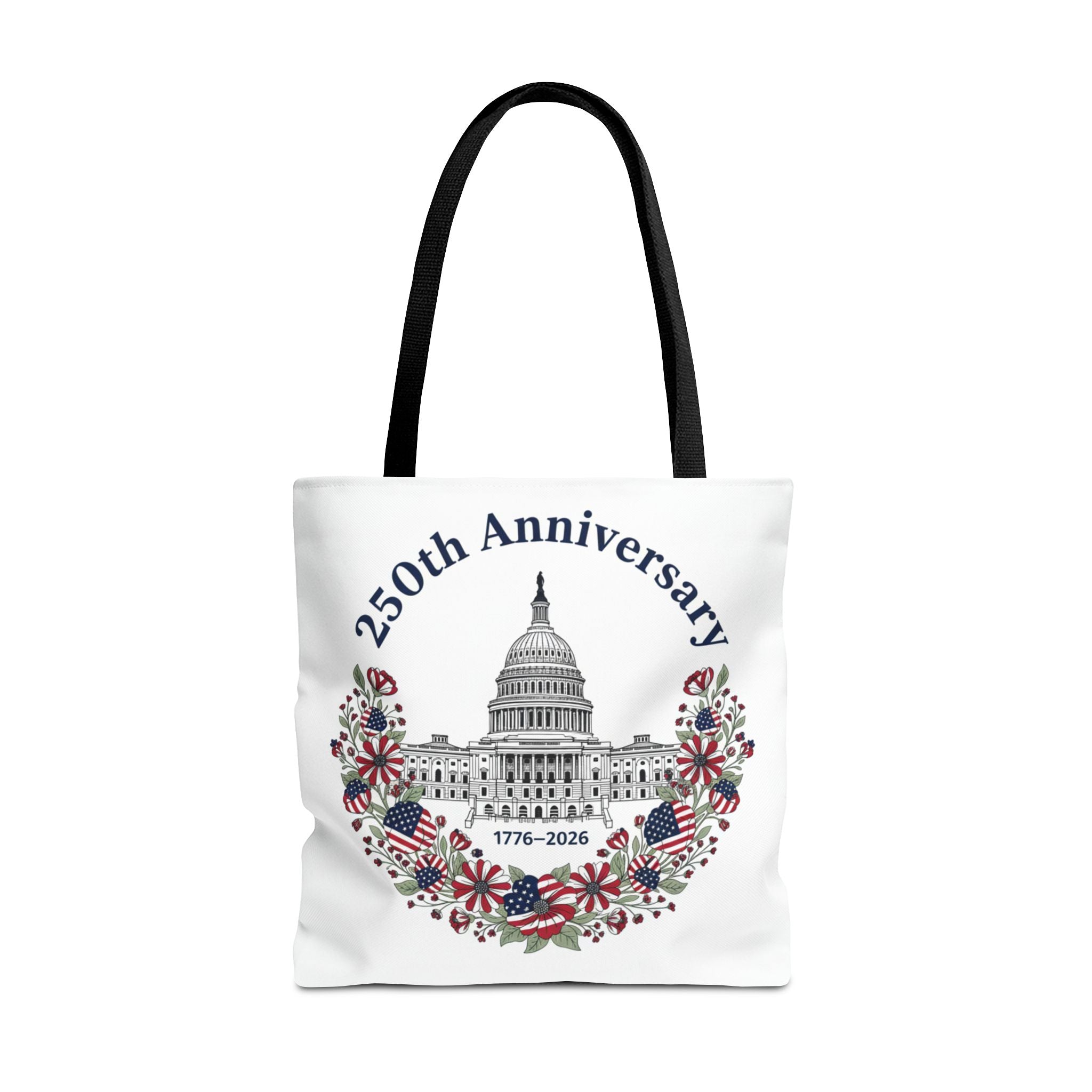 250th Anniversary Capitol Tote Bag — Patriotic USA Commemorative Tote (1776–2026)