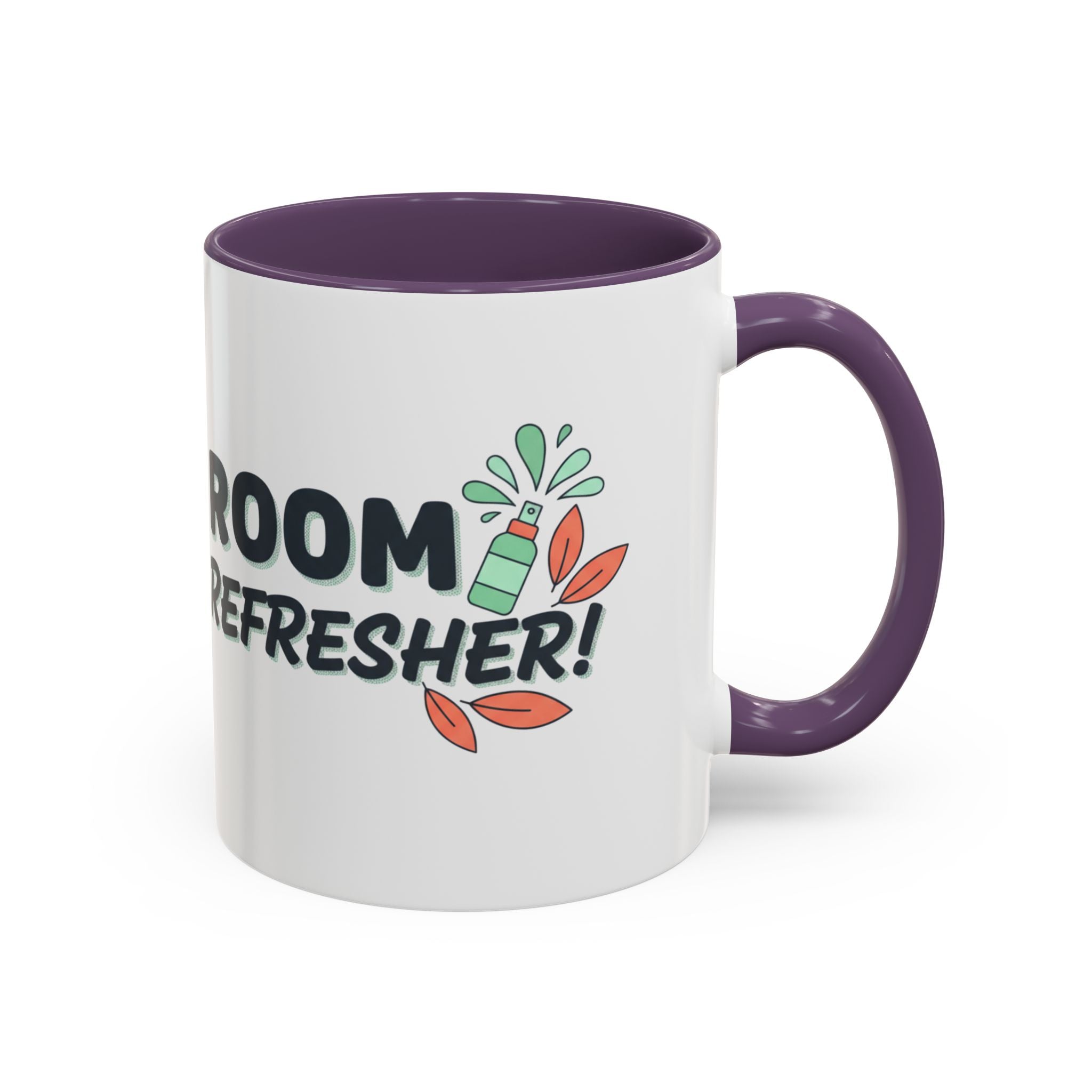 Room Refresher Coffee Mug — Funny Scented Spray Graphic Accent Mug