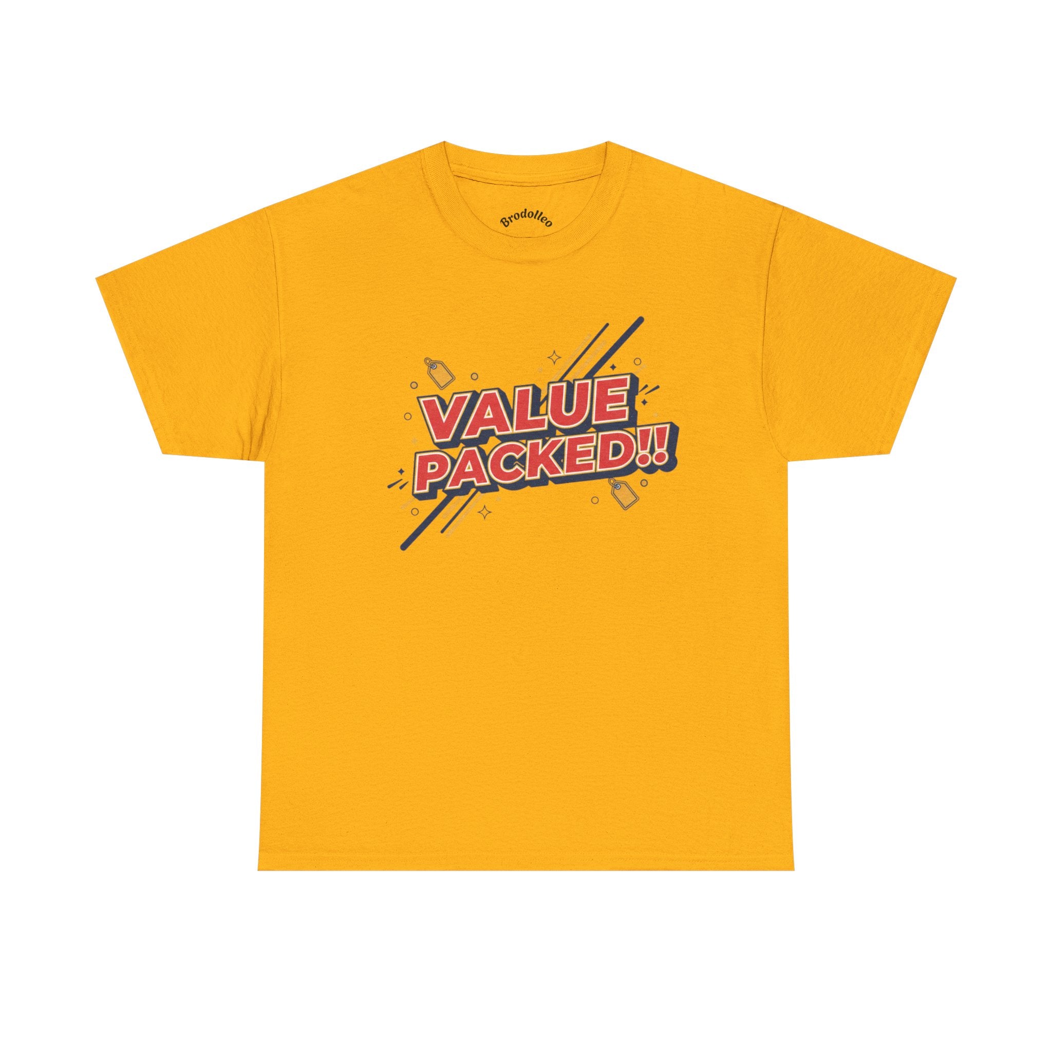 Value Packed! Graphic Tee — Retro Comic Style Casual T‑Shirt