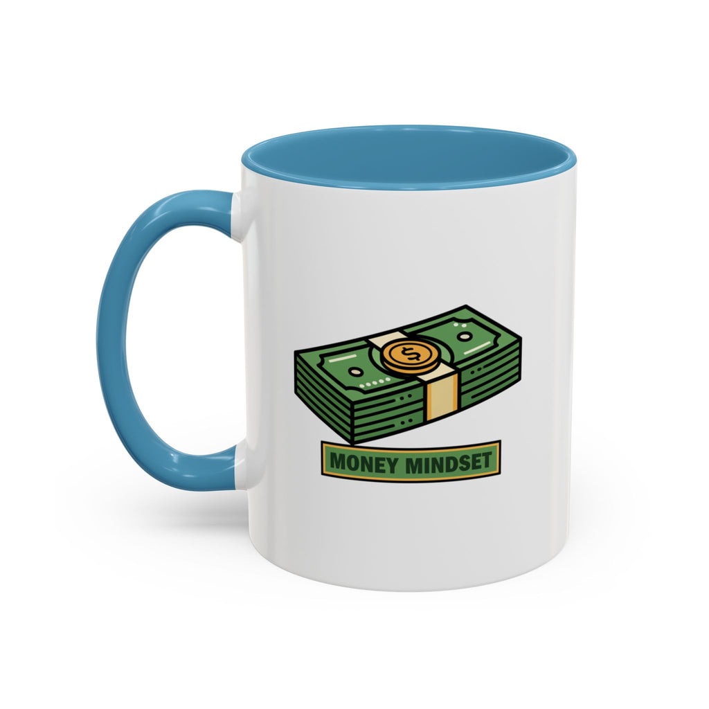 Money Mindset Coffee Mug — Stack of Cash Accent Mug (11/15oz)