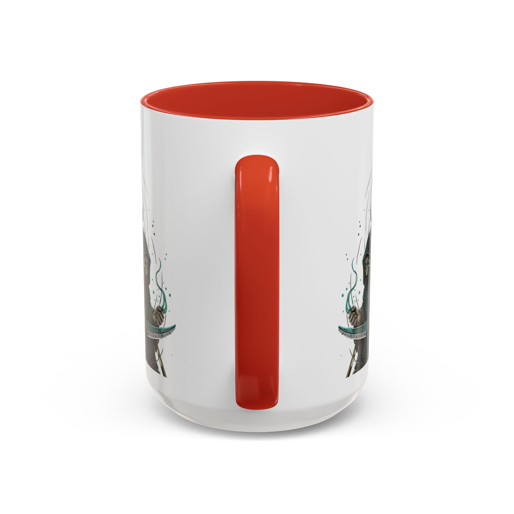 Grim Sorcerer Accent Coffee Mug – Witchy Wizard Magic 11/15oz