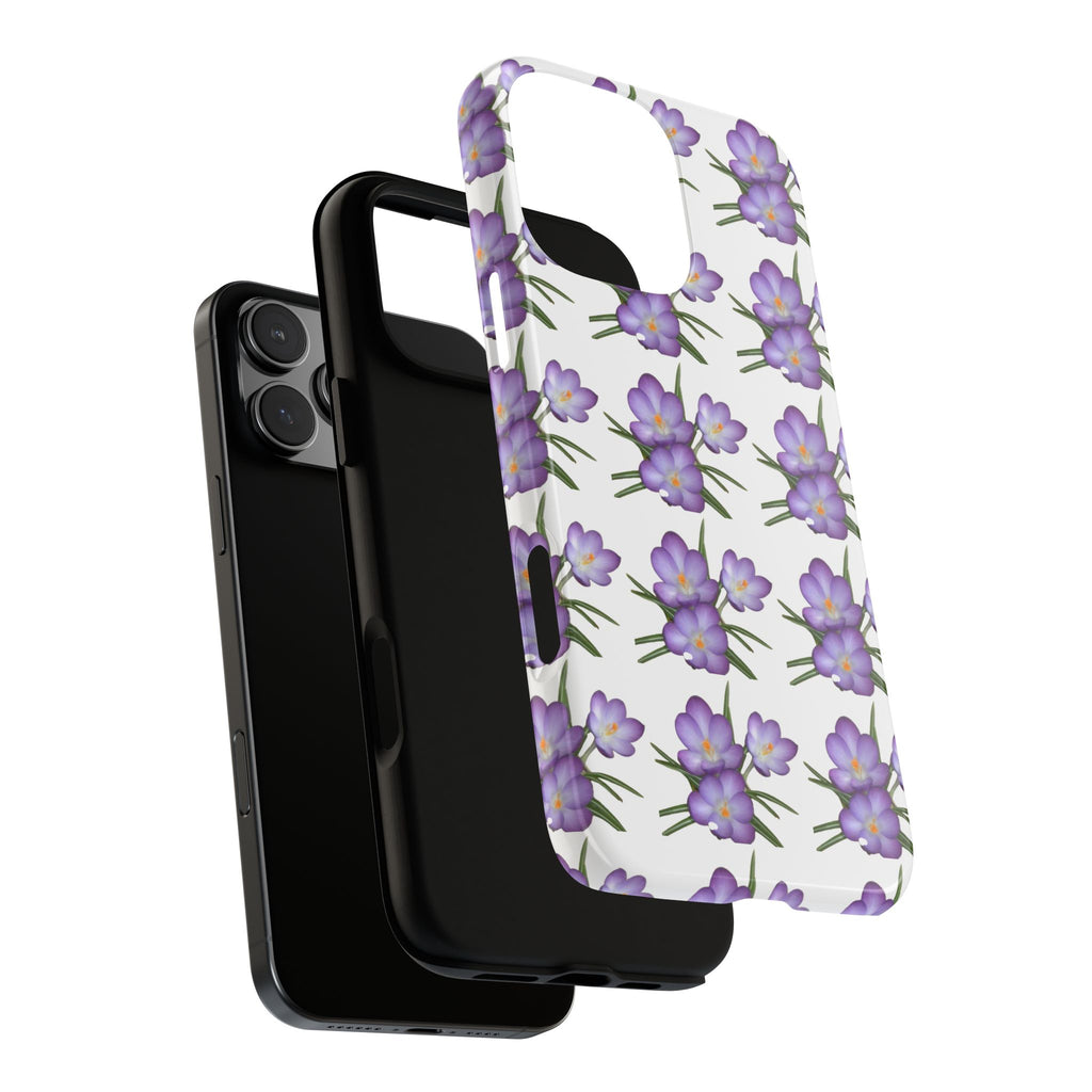 Tough Case — Purple Floral Phone Case