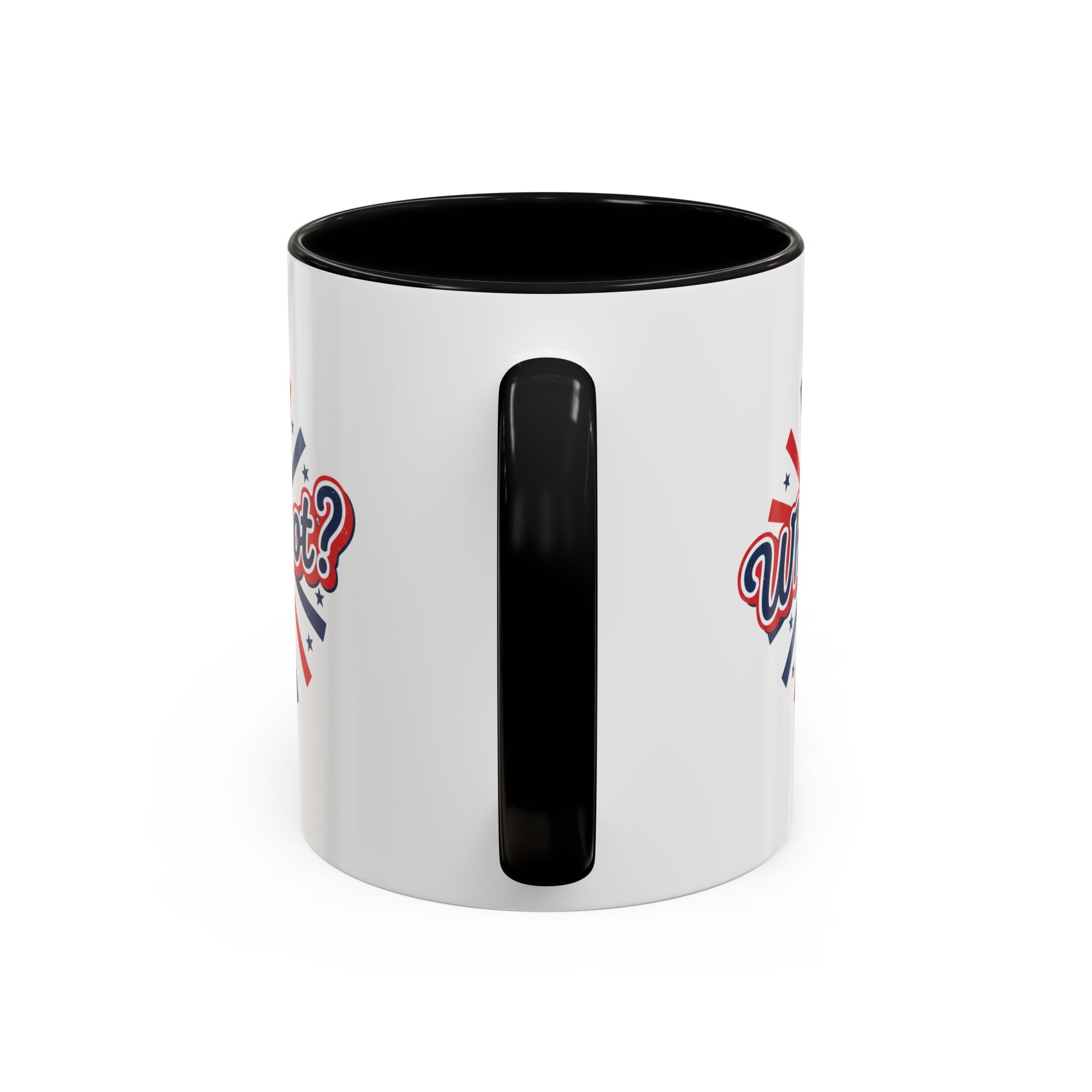 Why Not? Accent Coffee Mug — Patriotic Retro 11/15oz Ceramic