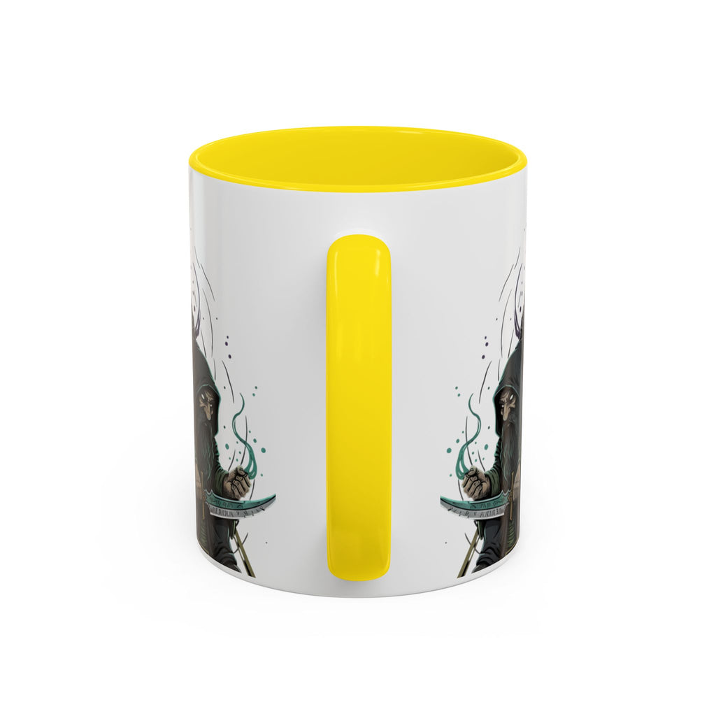 Grim Sorcerer Accent Coffee Mug – Witchy Wizard Magic 11/15oz