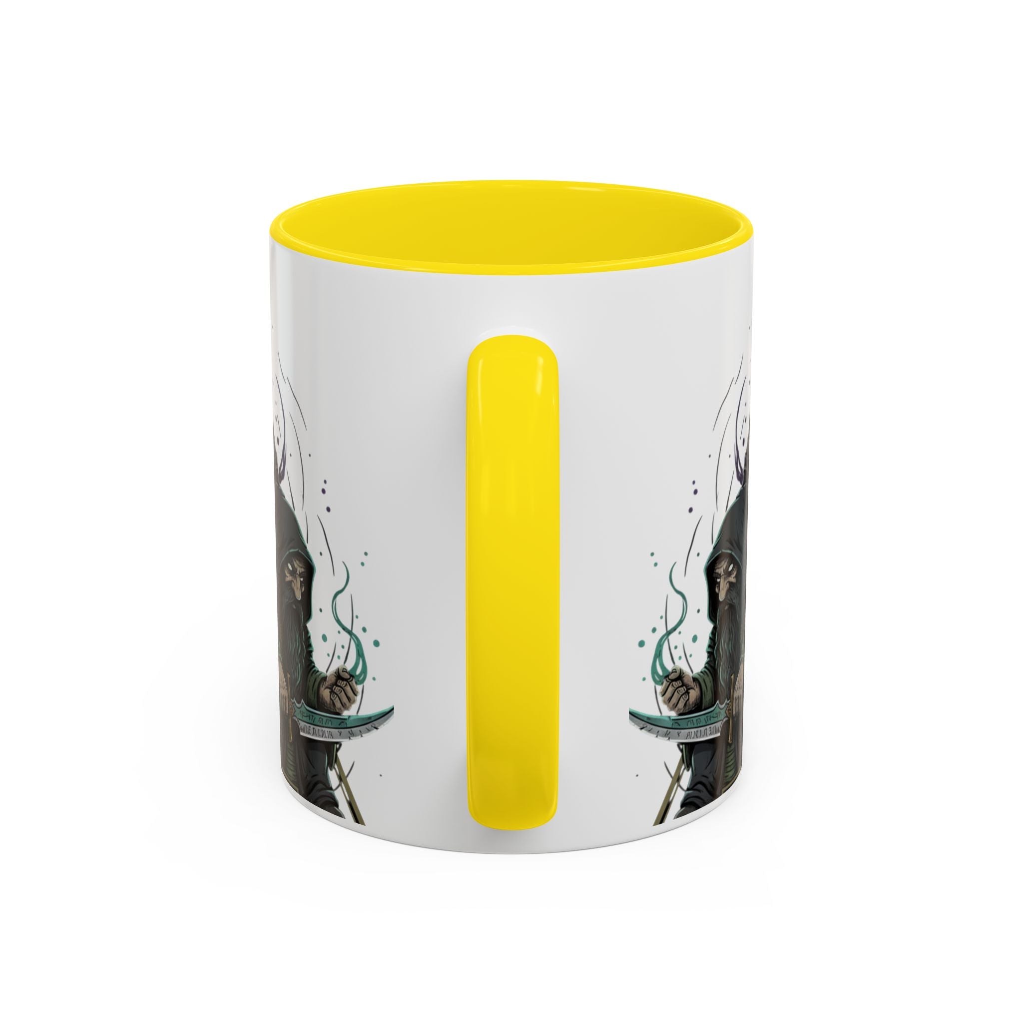 Grim Sorcerer Accent Coffee Mug – Witchy Wizard Magic 11/15oz