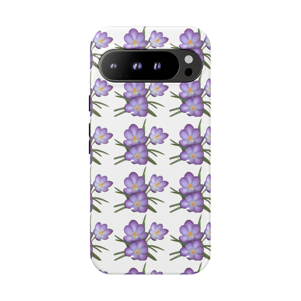Tough Case — Purple Floral Phone Case