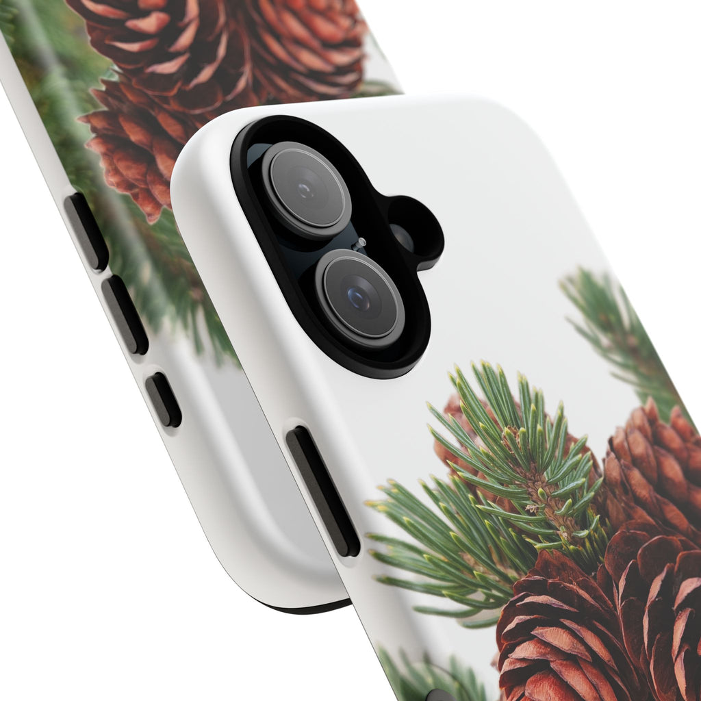 Pinecone Tough Phone Case — Protective Botanical Phone Cover