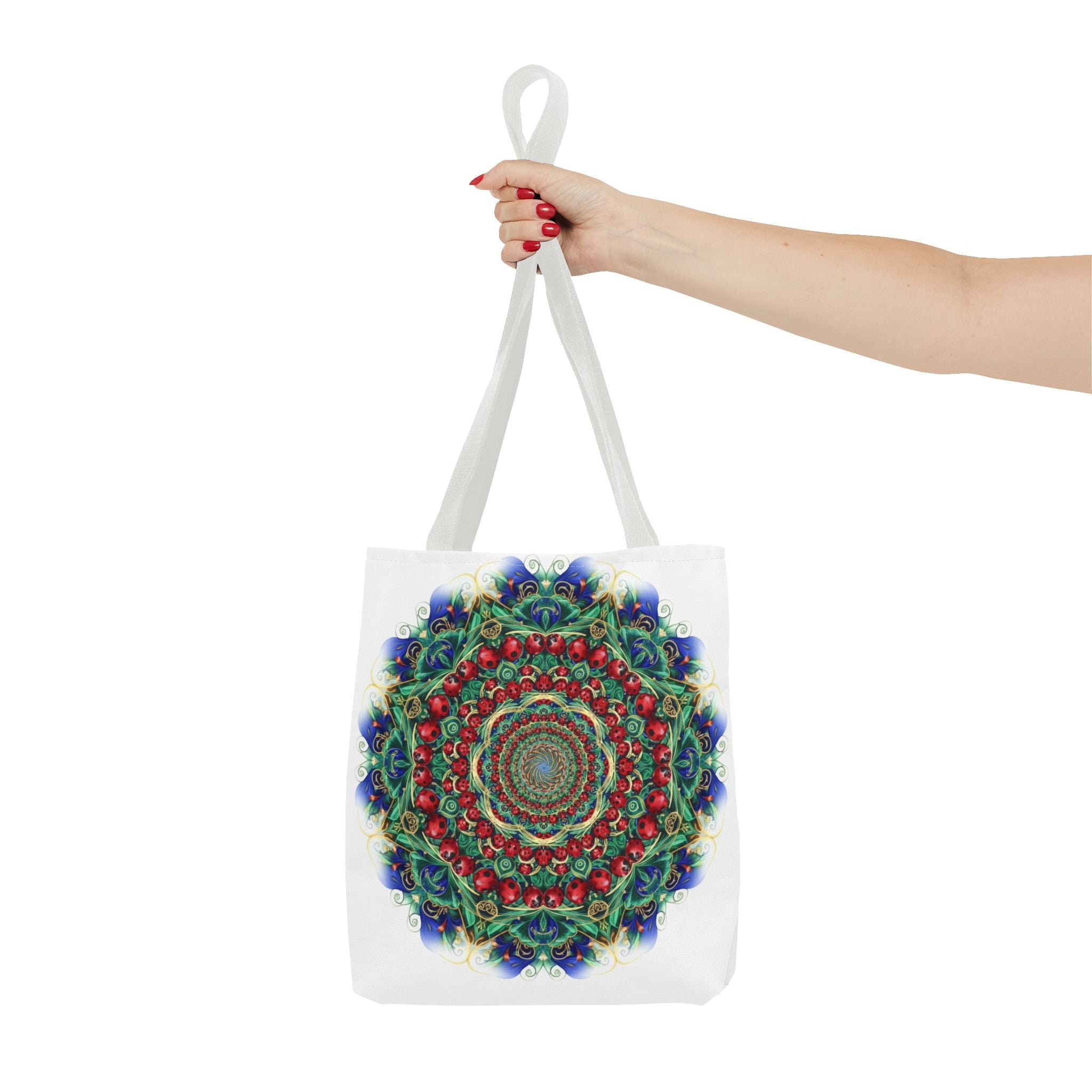 Bohemian Kaleidoscope Tote Bag — Colorful Mandala AOP Beach & Market Tote