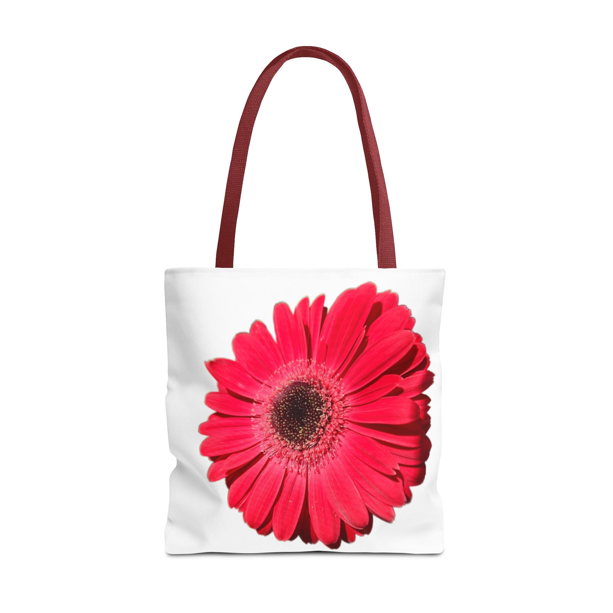 Pink Gerbera Tote Bag - Floral All-Over Print Beach & Market Tote
