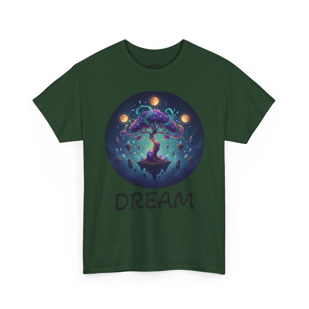 Mystic Floating Tree T-Shirt — Cosmic Fantasy Nature Tee