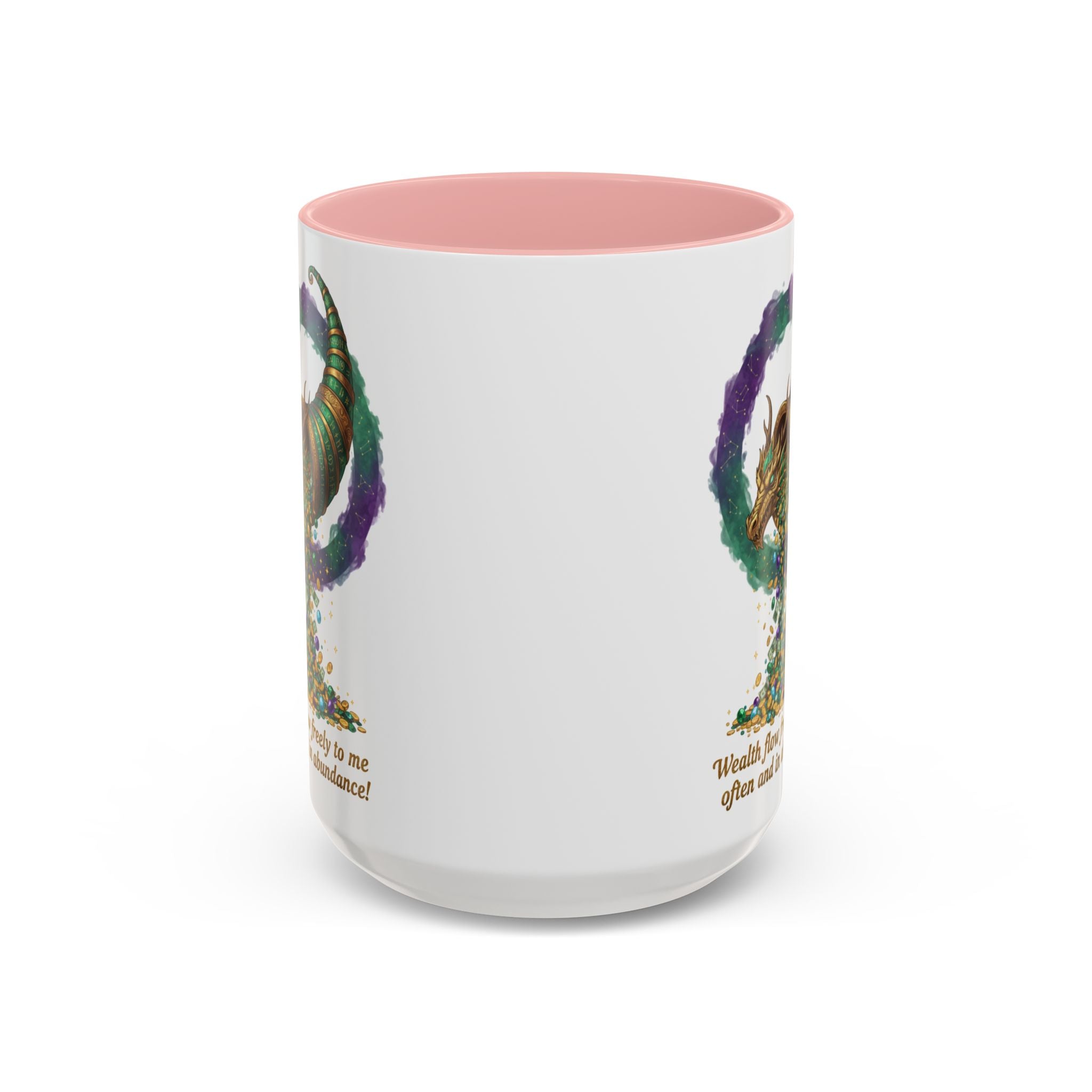 Cornucopia Wealth Coffee Mug — "Wealth flow freely to me often and in abundance!"