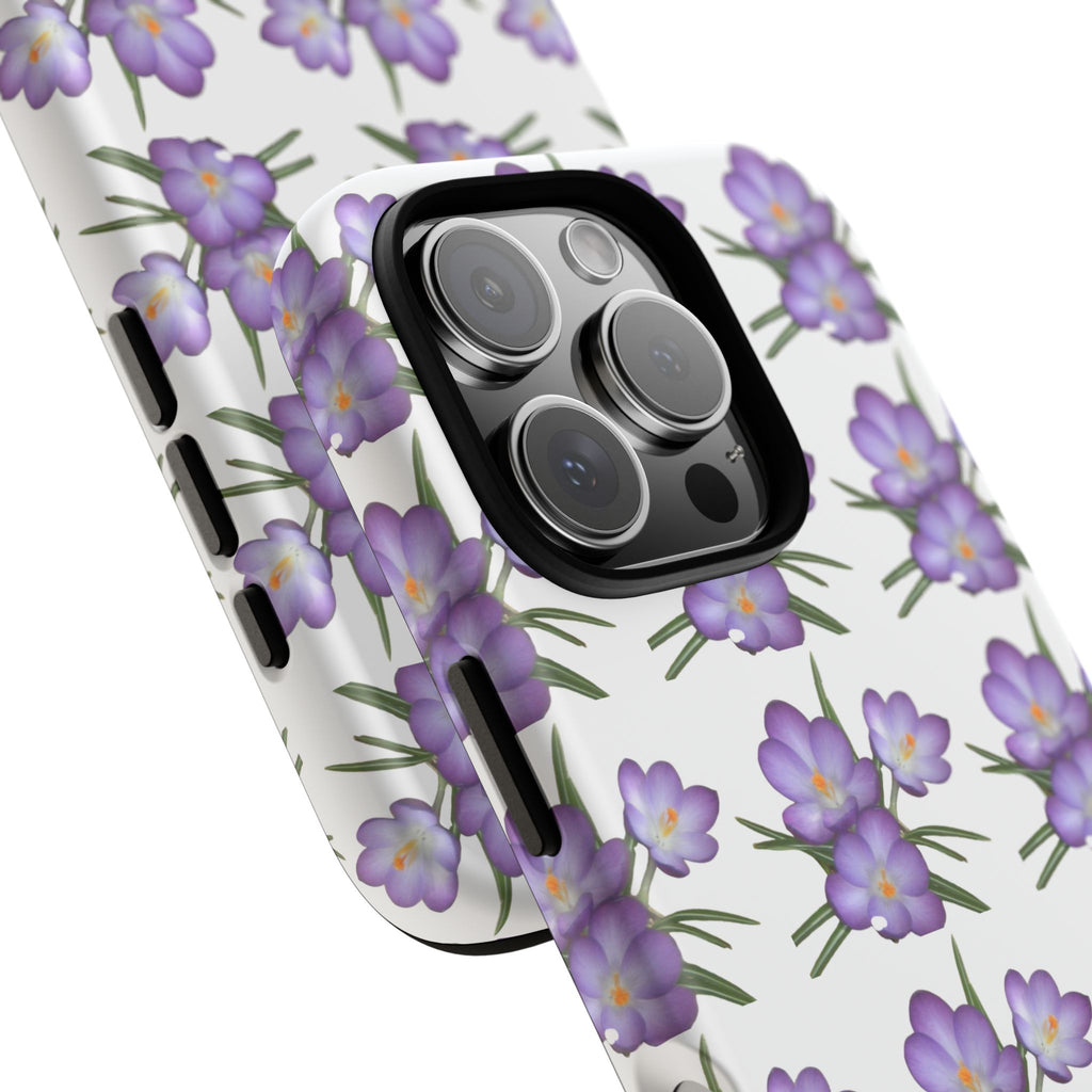 Tough Case — Purple Floral Phone Case