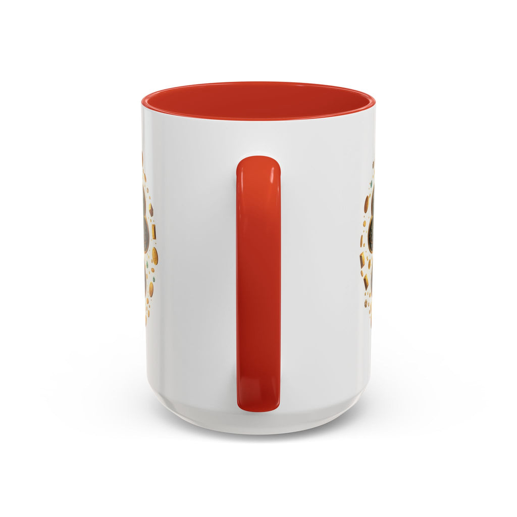 St. Patrick's Shamrock Coffee Mug — "Money Flows to Me" Lucky Charm Accent Mug