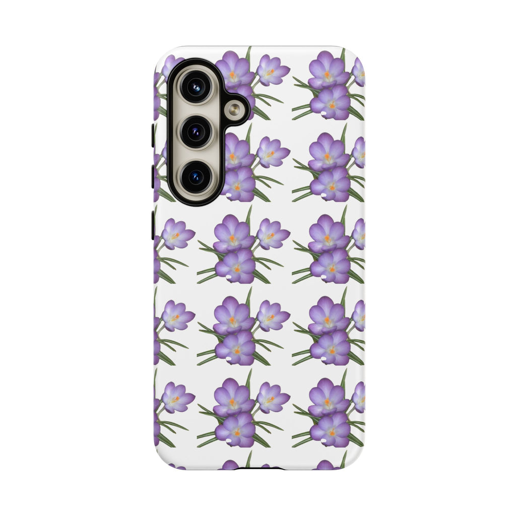 Tough Case — Purple Floral Phone Case
