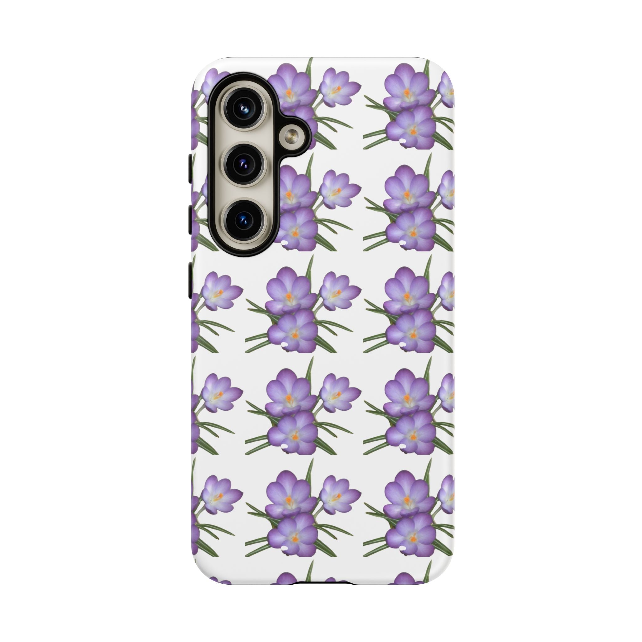 Tough Case — Purple Floral Phone Case