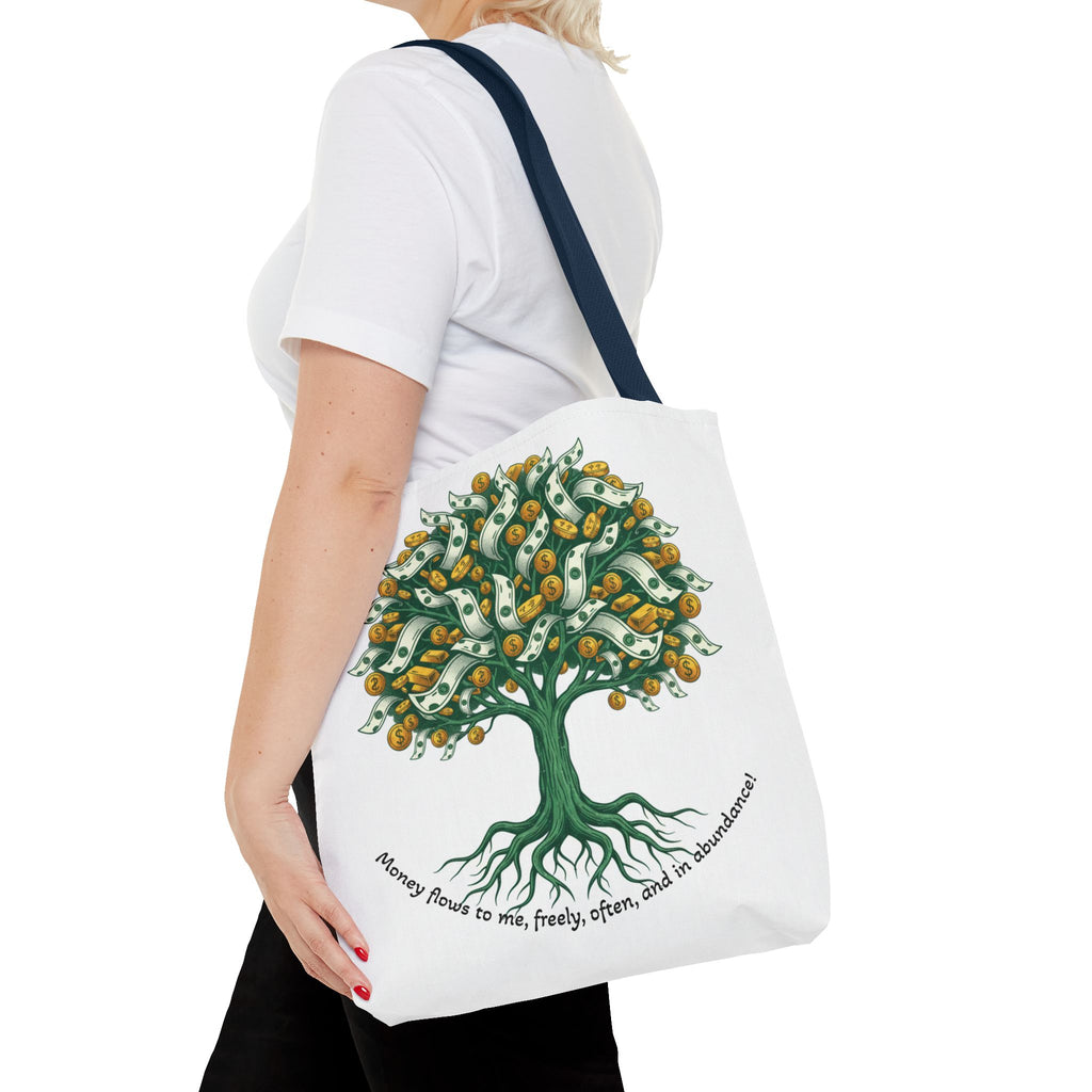 Money Tree Tote Bag — Illustrated Cash Tree Eco Shopper