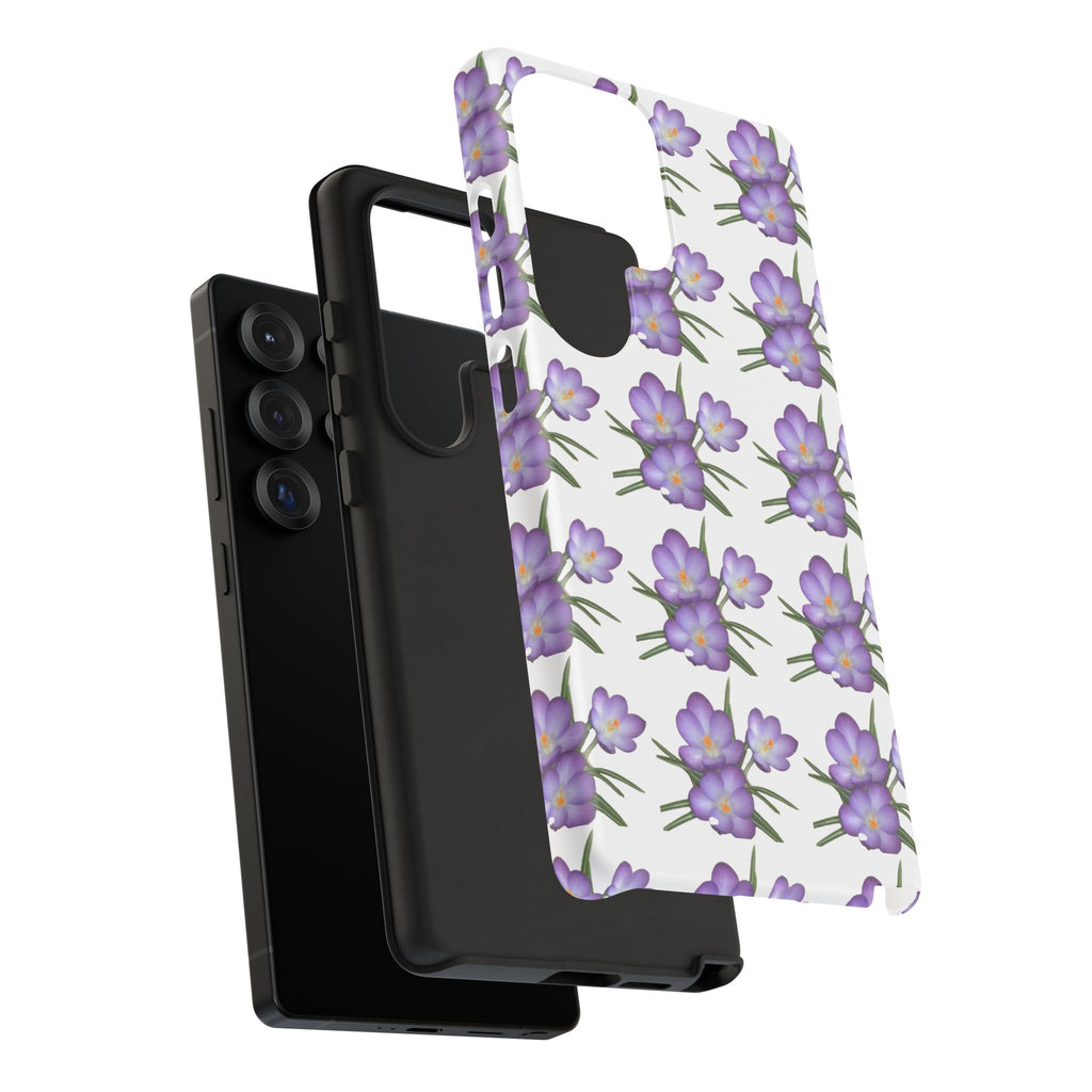 Tough Case — Purple Floral Phone Case