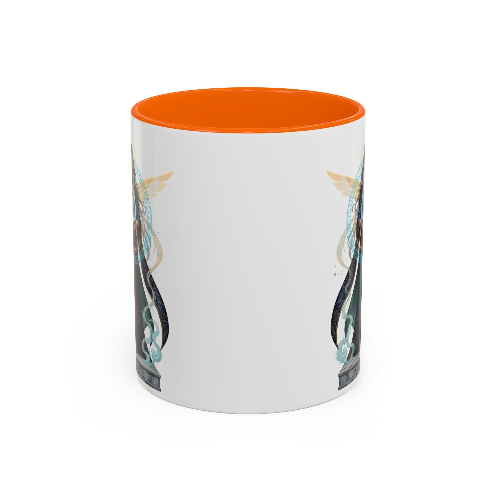 Mystic Oracle Coffee Mug — Woman with Crystal Ball Accent Mug