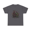 Demonic Twins Graphic Tee — Gothic Fantasy Demon Couple T-Shirt
