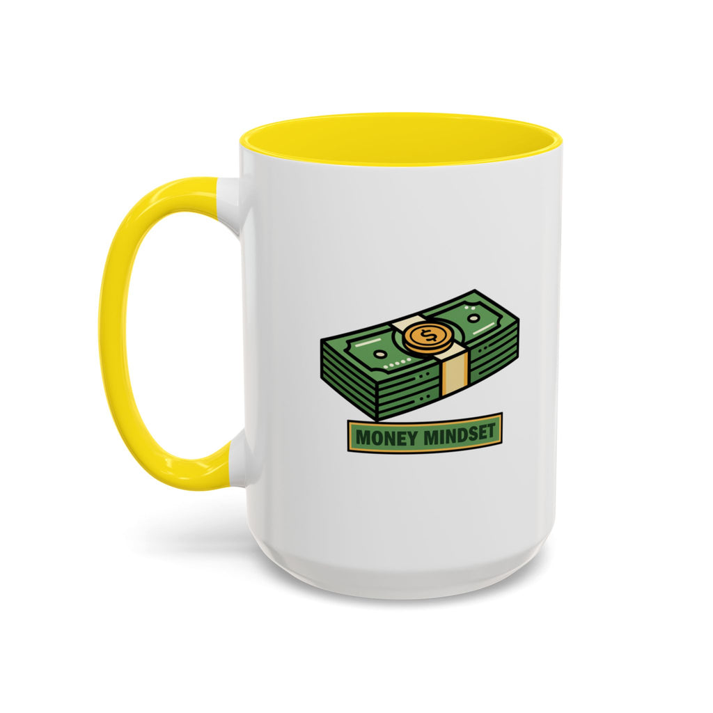 Money Mindset Coffee Mug — Stack of Cash Accent Mug (11/15oz)