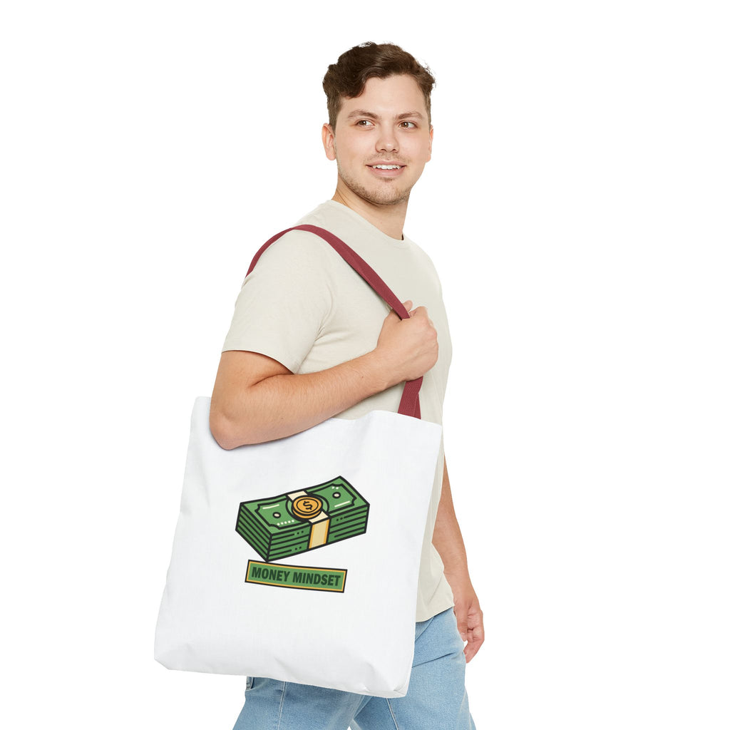 Money Mindset Tote Bag — Cash Stack Graphic Eco Shopper