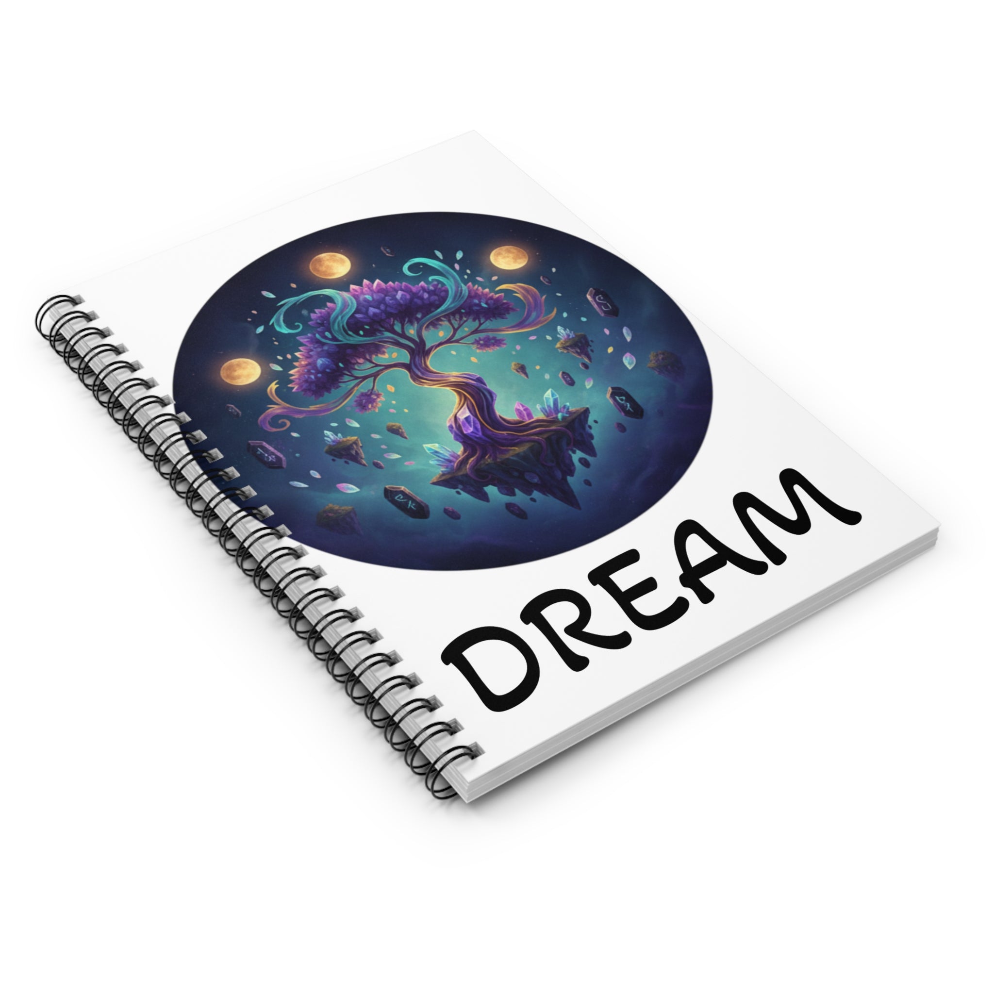 Dream Floating Tree Spiral Notebook - Ruled Journal for Creative Writing & Dreams