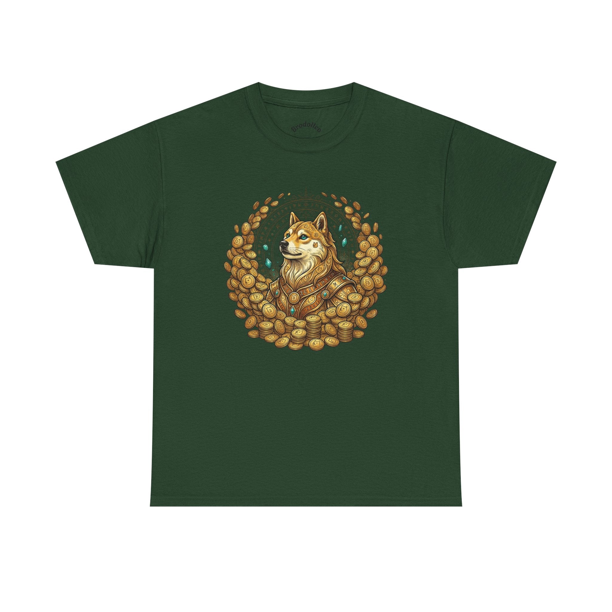 Shiba Inu Coffee Beans T‑Shirt — Cute Dog Cafe Tee