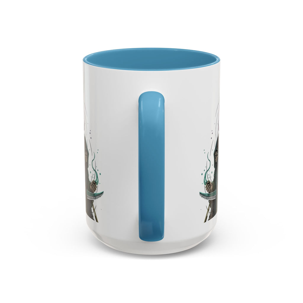 Grim Sorcerer Accent Coffee Mug – Witchy Wizard Magic 11/15oz