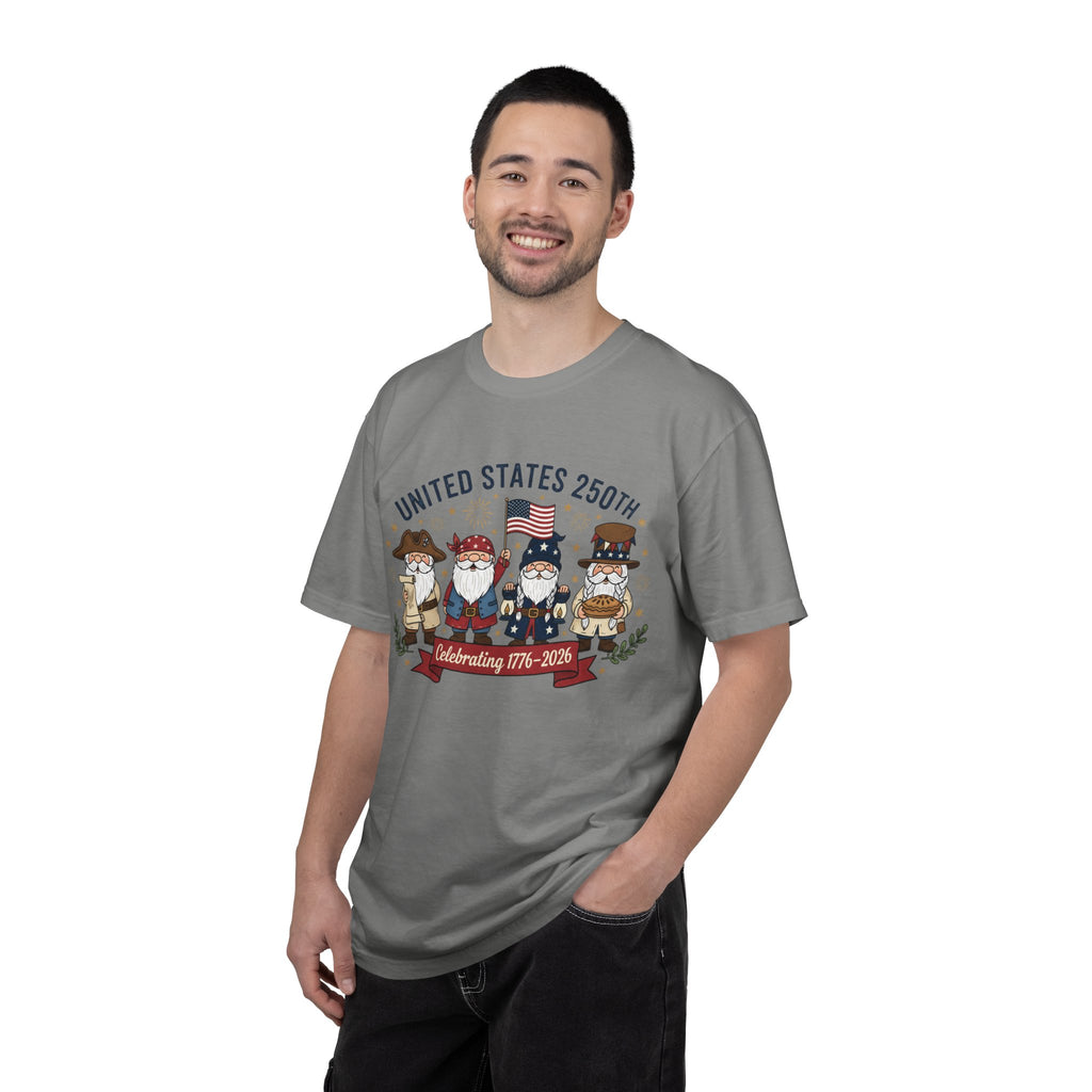 United States 250th Celebration T-shirt | Colonial Characters, 1776–2026