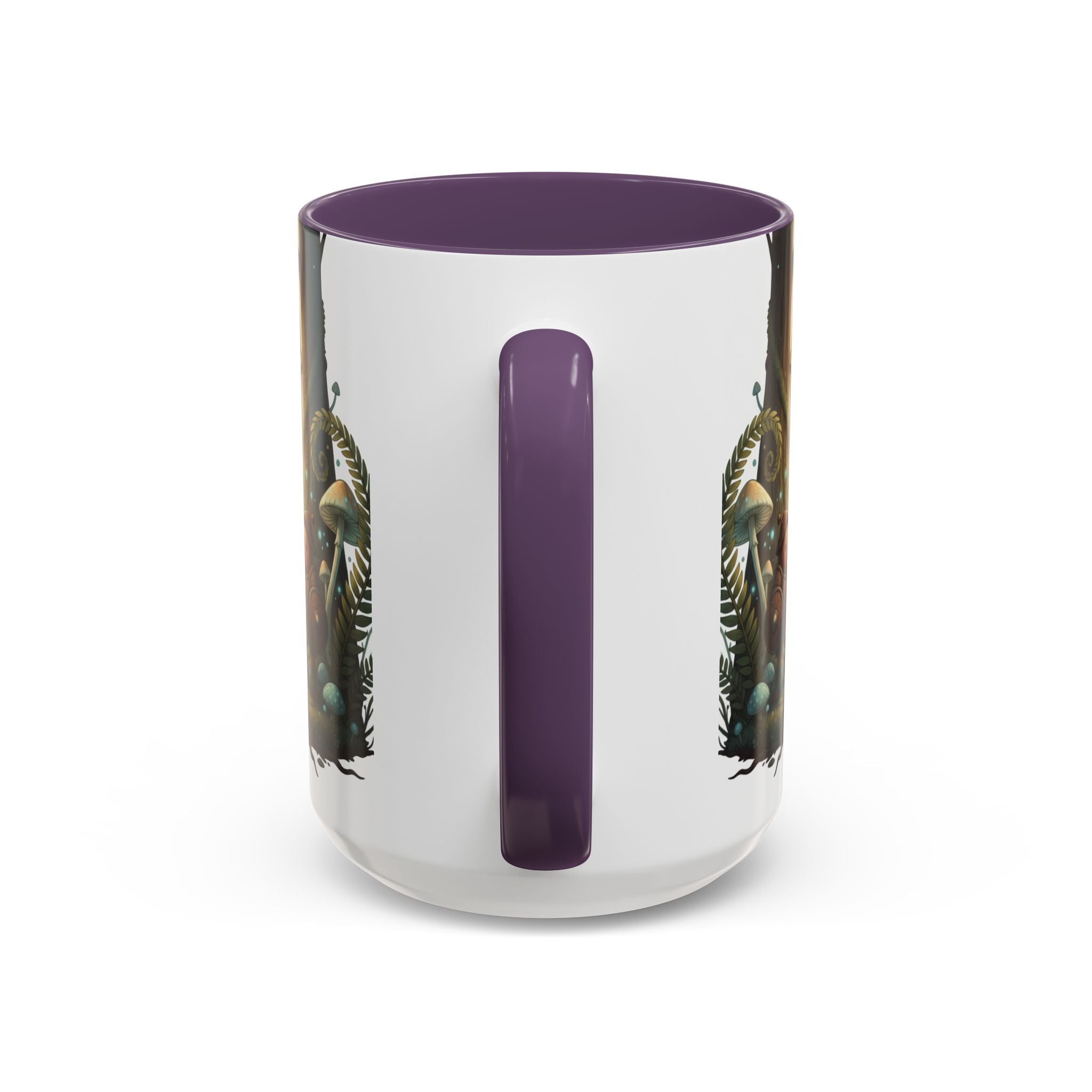 Whimsical Forest Mushroom Mug — Cute Woodland Gnome Coffee Cup