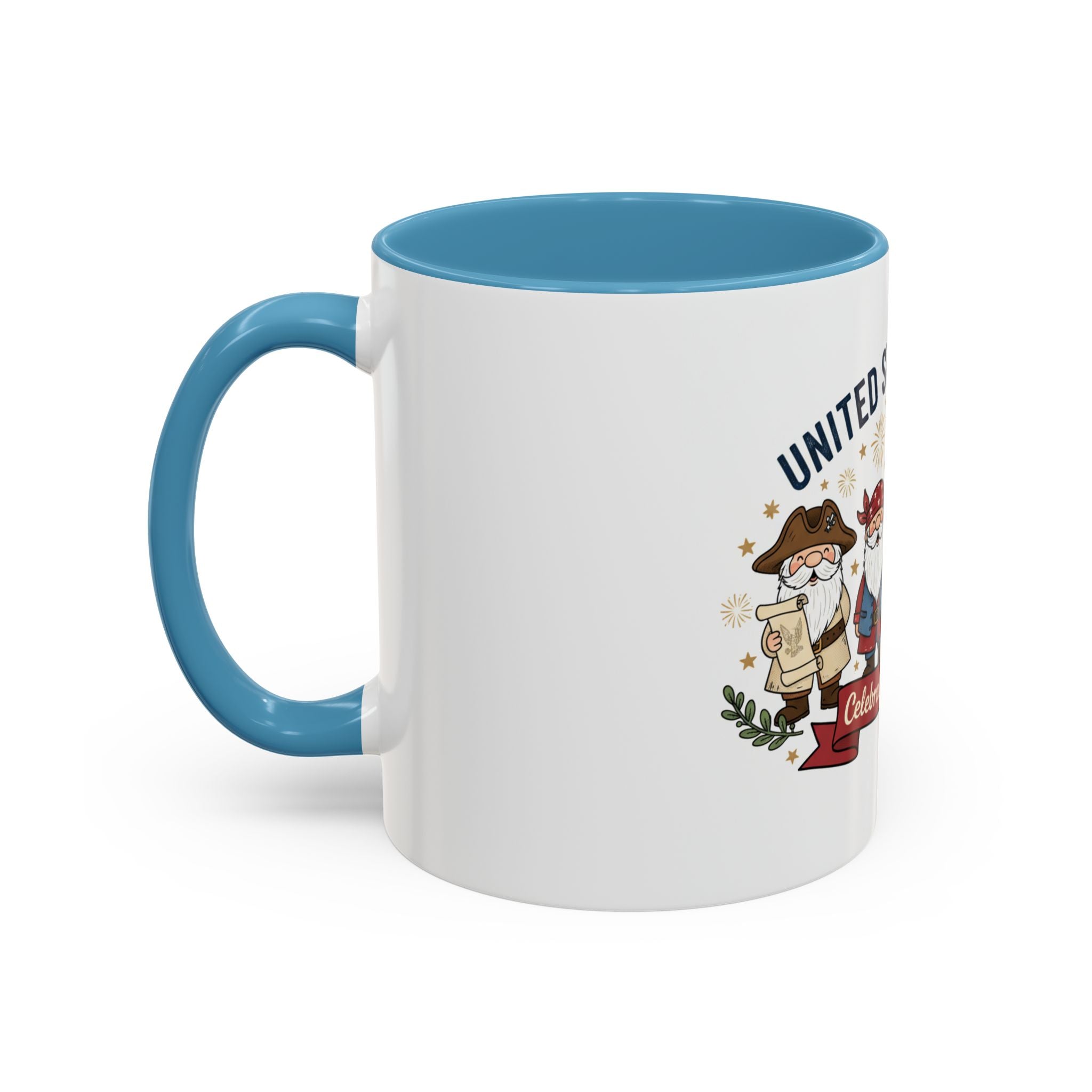 United States 250th Gnome Coffee Mug — Celebrating 1776–2026