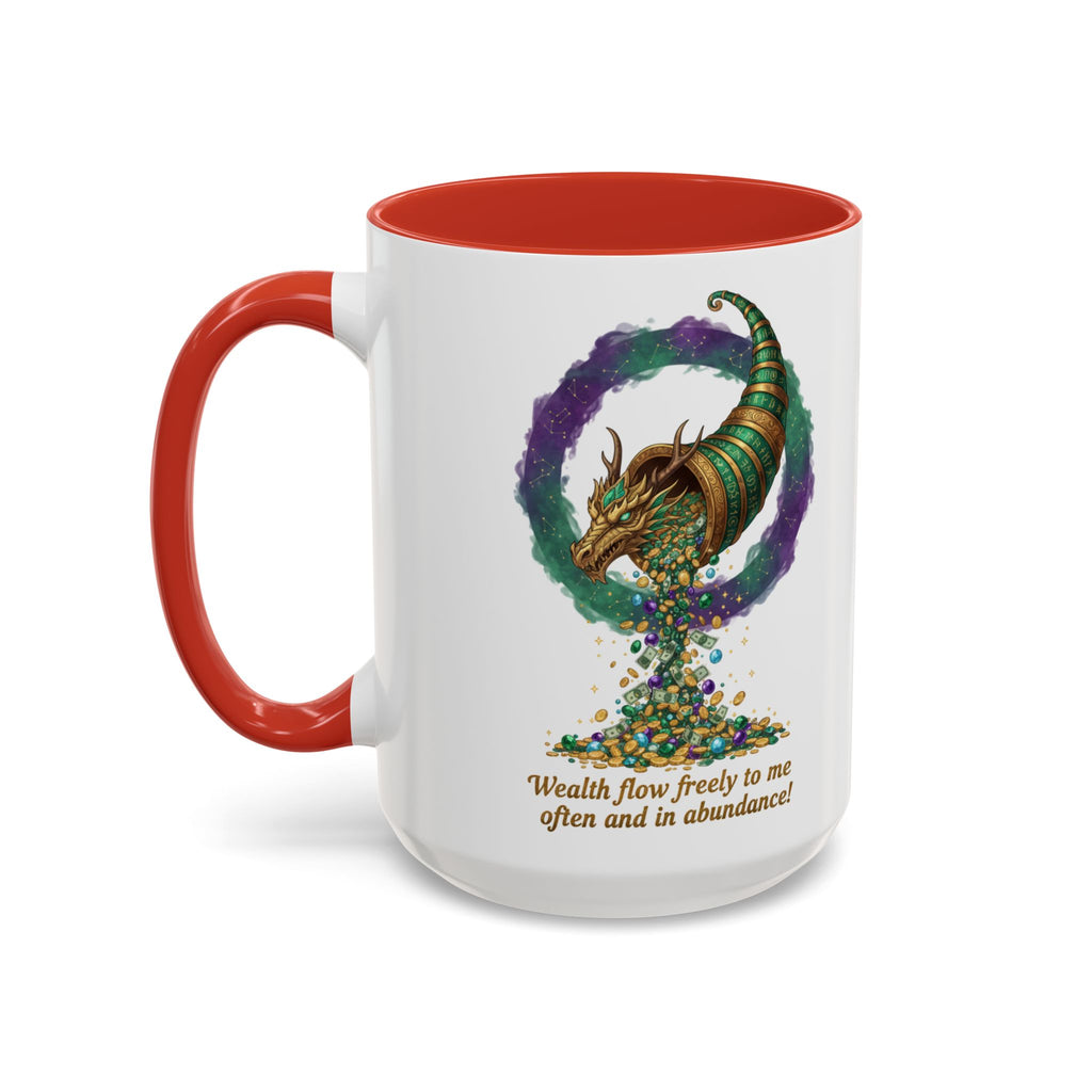 Cornucopia Wealth Coffee Mug — "Wealth flow freely to me often and in abundance!"
