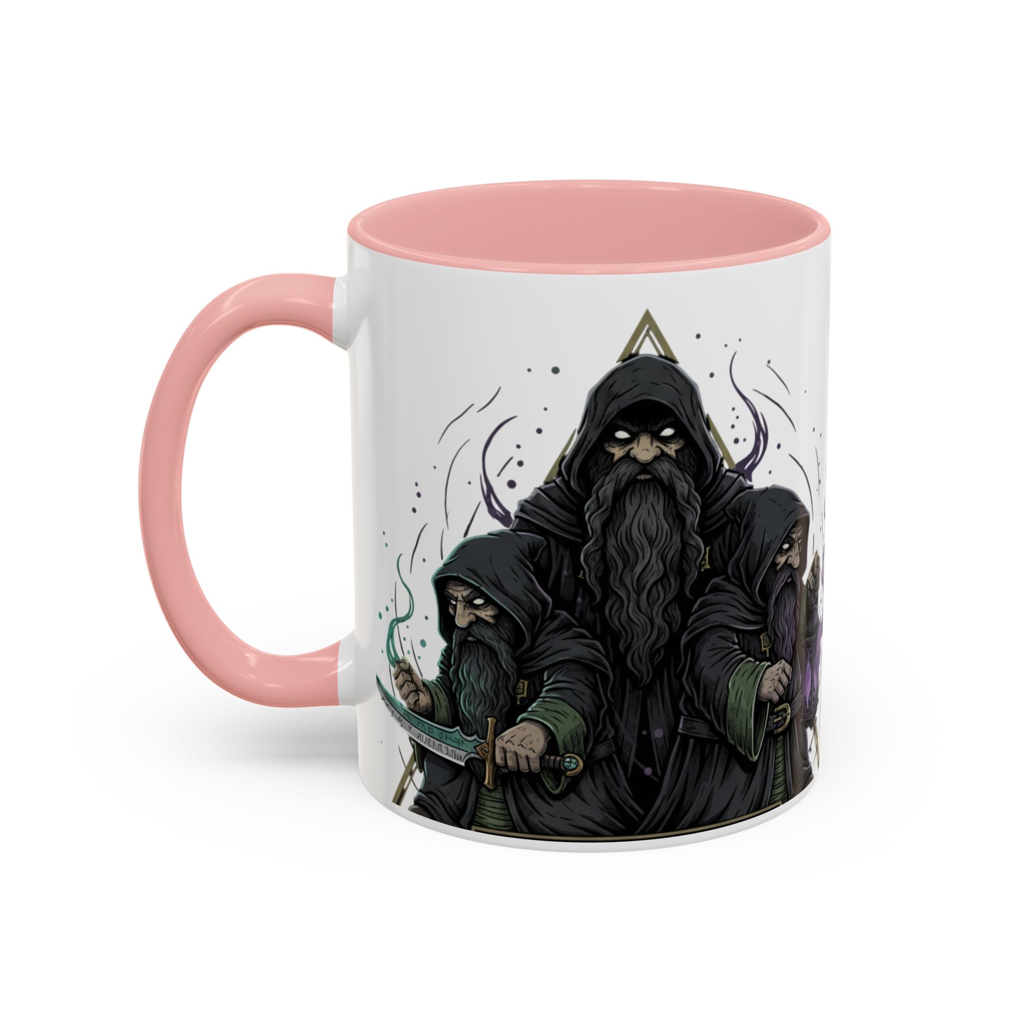 Grim Sorcerer Accent Coffee Mug – Witchy Wizard Magic 11/15oz