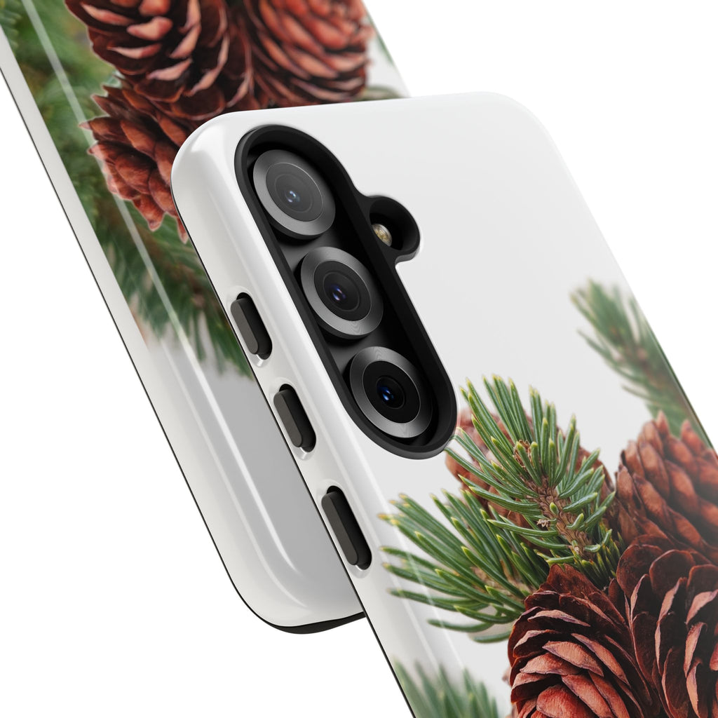 Pinecone Tough Phone Case — Protective Botanical Phone Cover