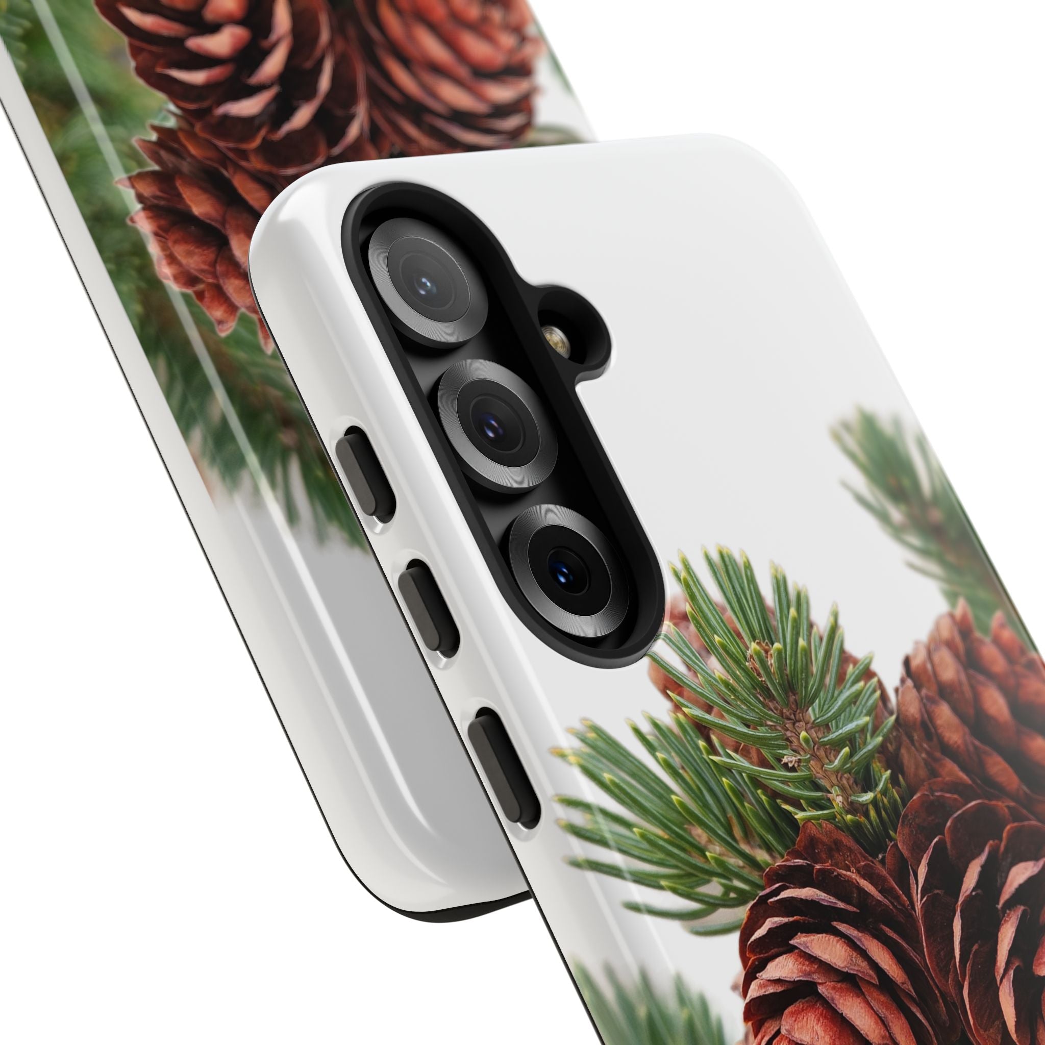 Pinecone Tough Phone Case — Protective Botanical Phone Cover