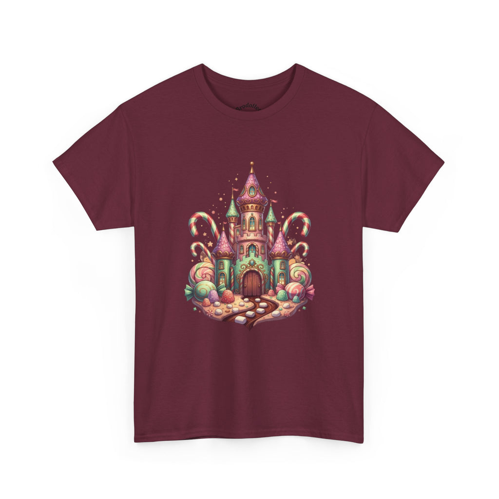 Candy Castle T-Shirt — Whimsical Fairy Tale Castle Tee