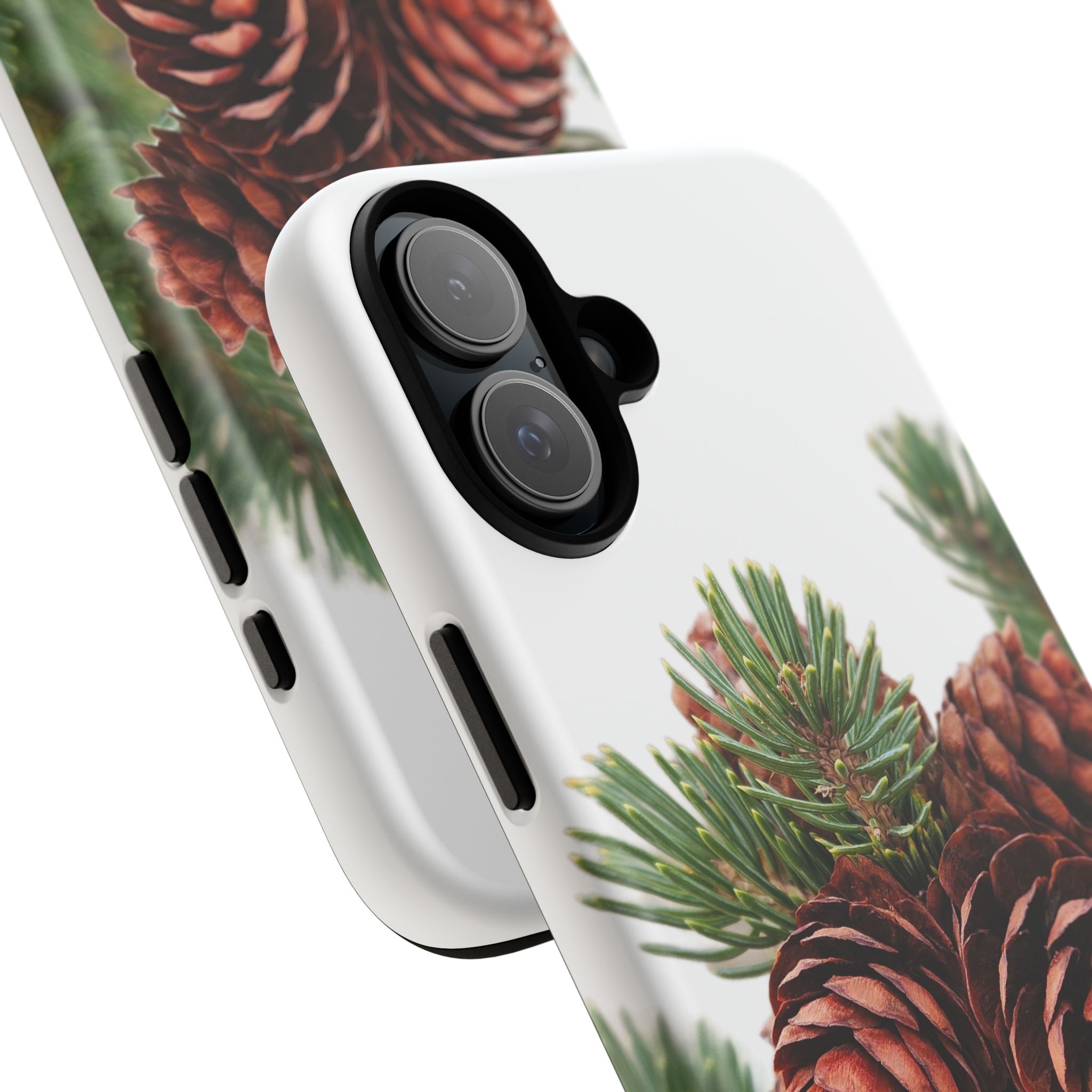 Pinecone Tough Phone Case — Protective Botanical Phone Cover