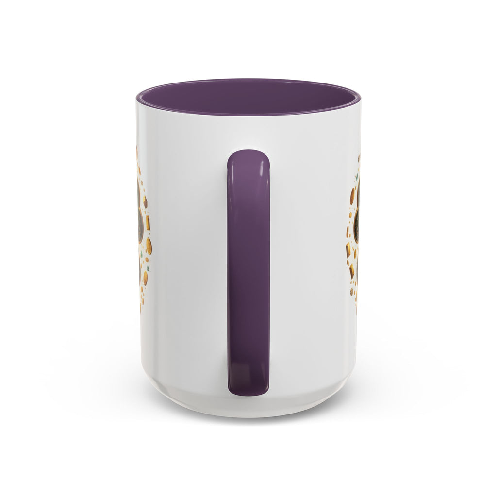 St. Patrick's Shamrock Coffee Mug — "Money Flows to Me" Lucky Charm Accent Mug