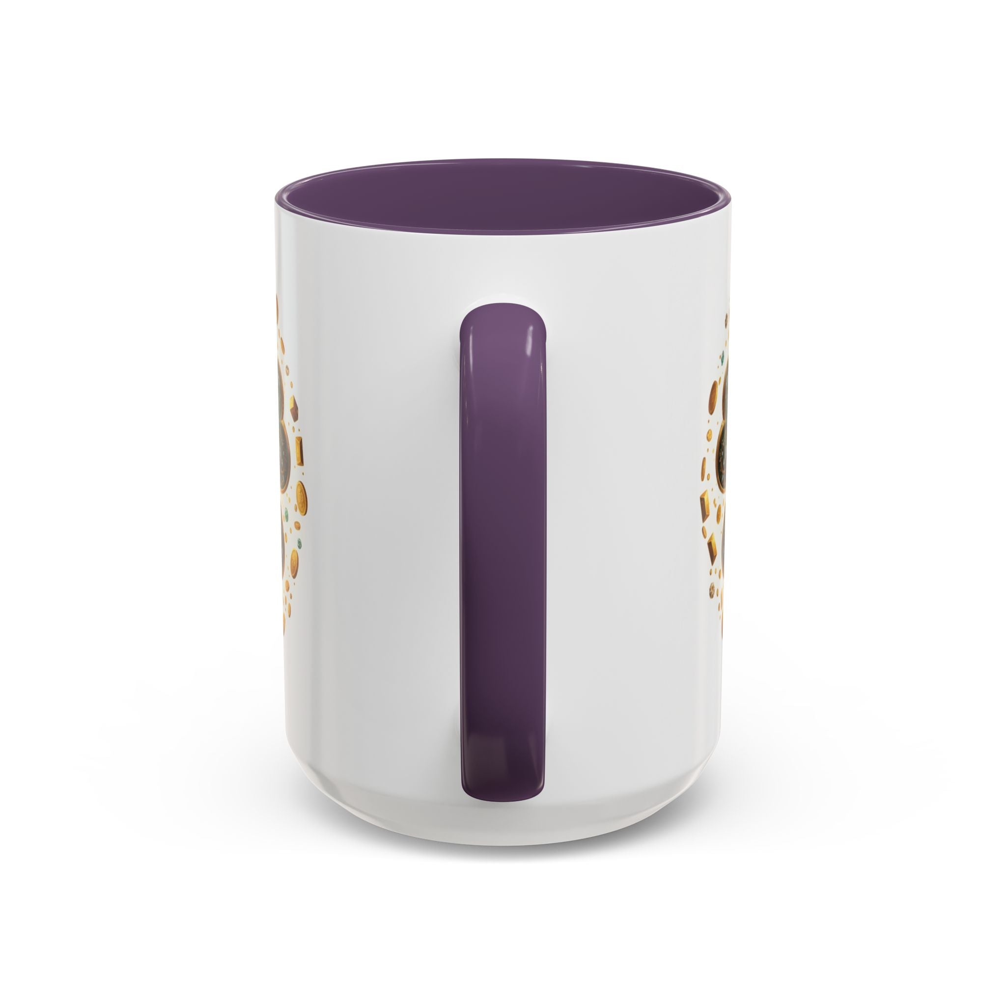 St. Patrick's Shamrock Coffee Mug — "Money Flows to Me" Lucky Charm Accent Mug