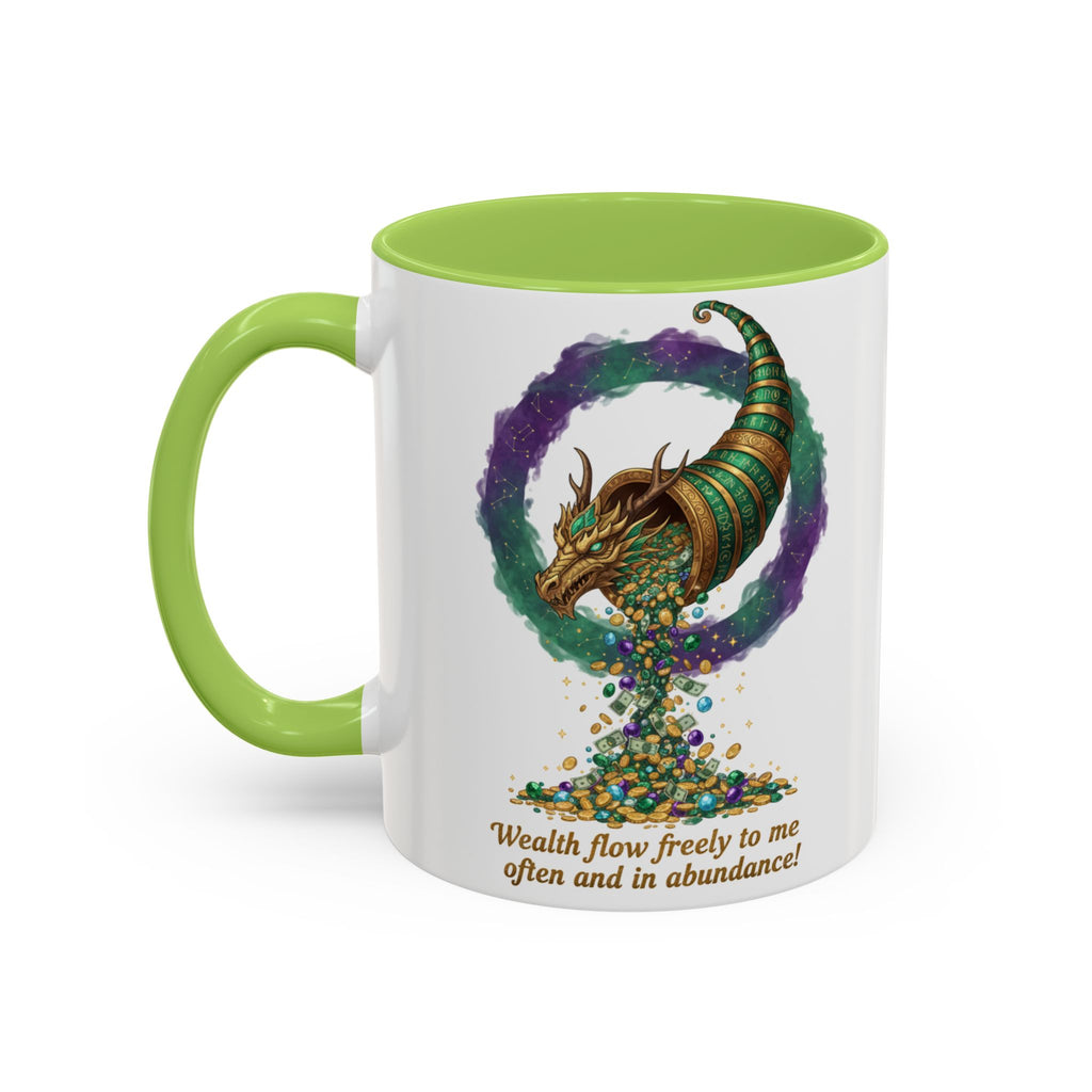Cornucopia Wealth Coffee Mug — "Wealth flow freely to me often and in abundance!"