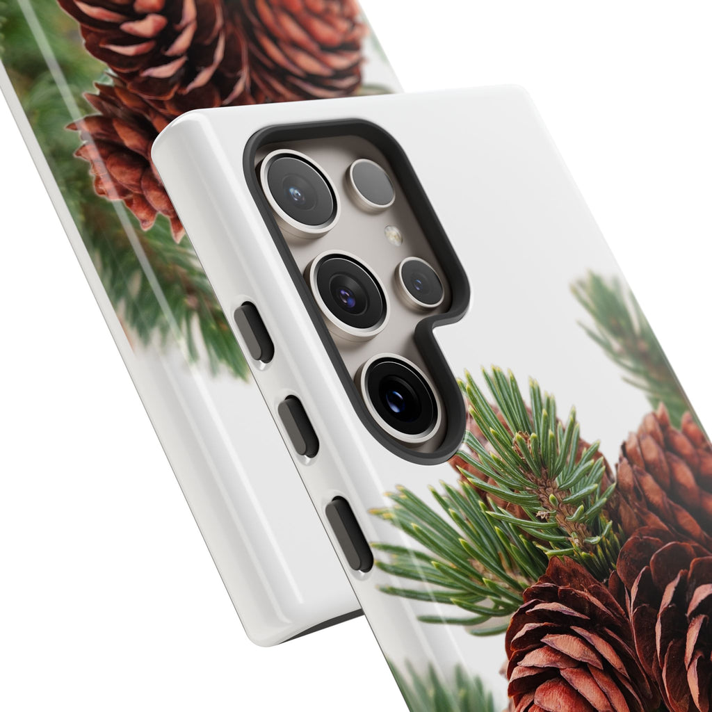 Pinecone Tough Phone Case — Protective Botanical Phone Cover