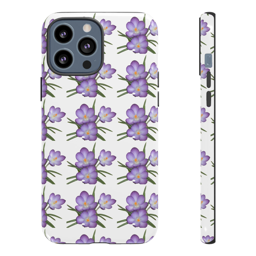 Tough Case — Purple Floral Phone Case