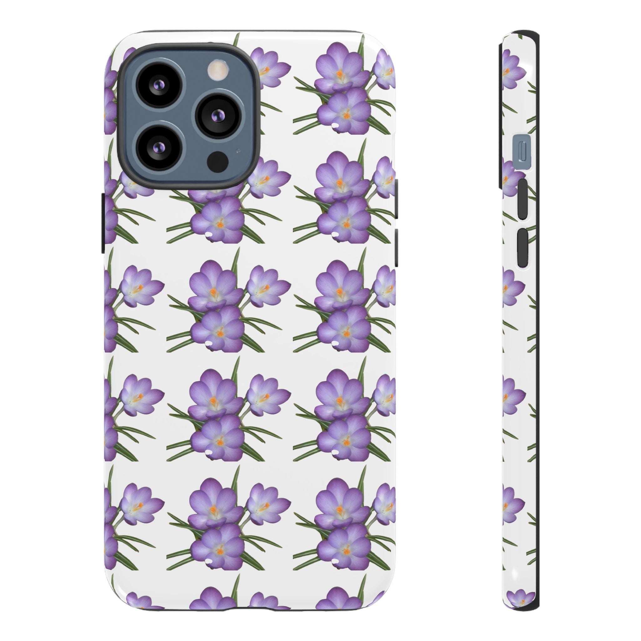 Tough Case — Purple Floral Phone Case