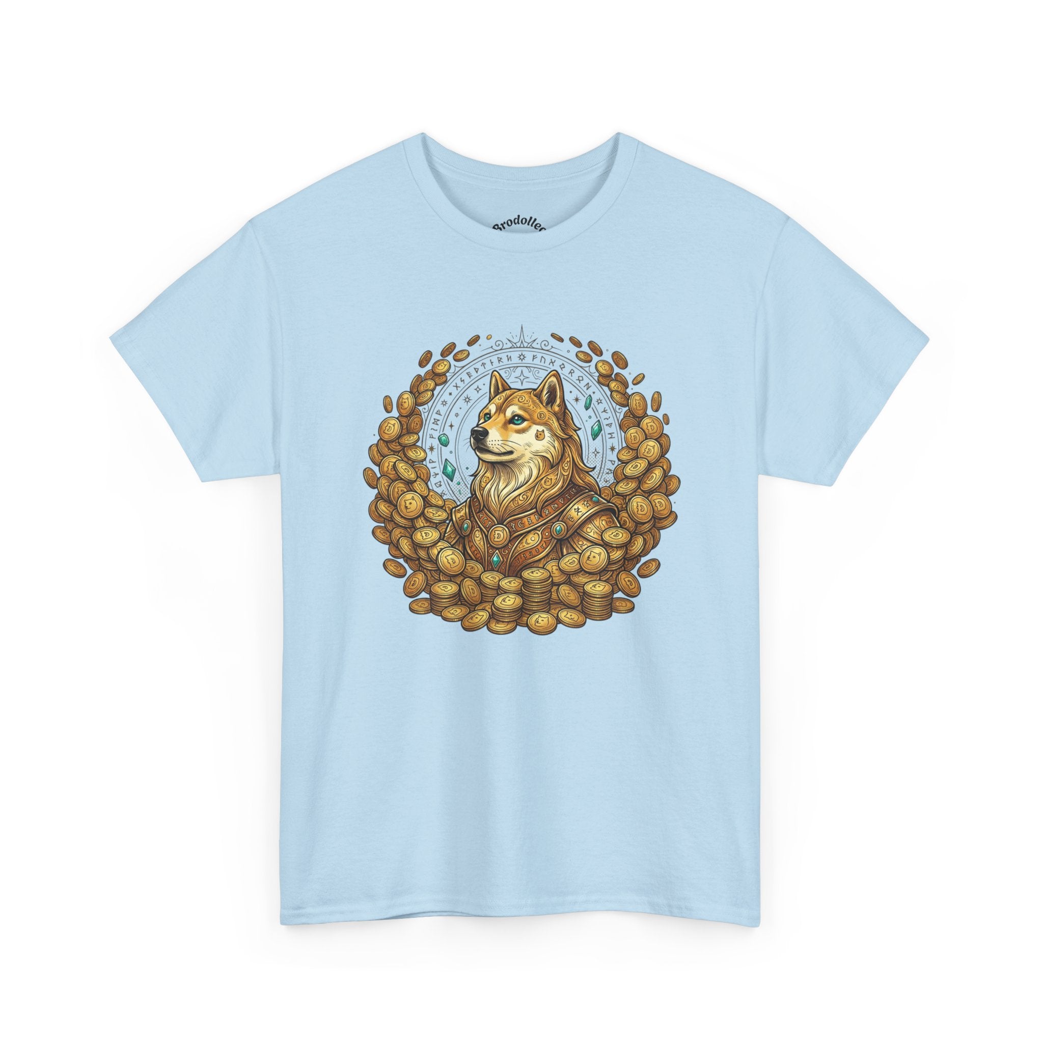 Shiba Inu Coffee Beans T‑Shirt — Cute Dog Cafe Tee