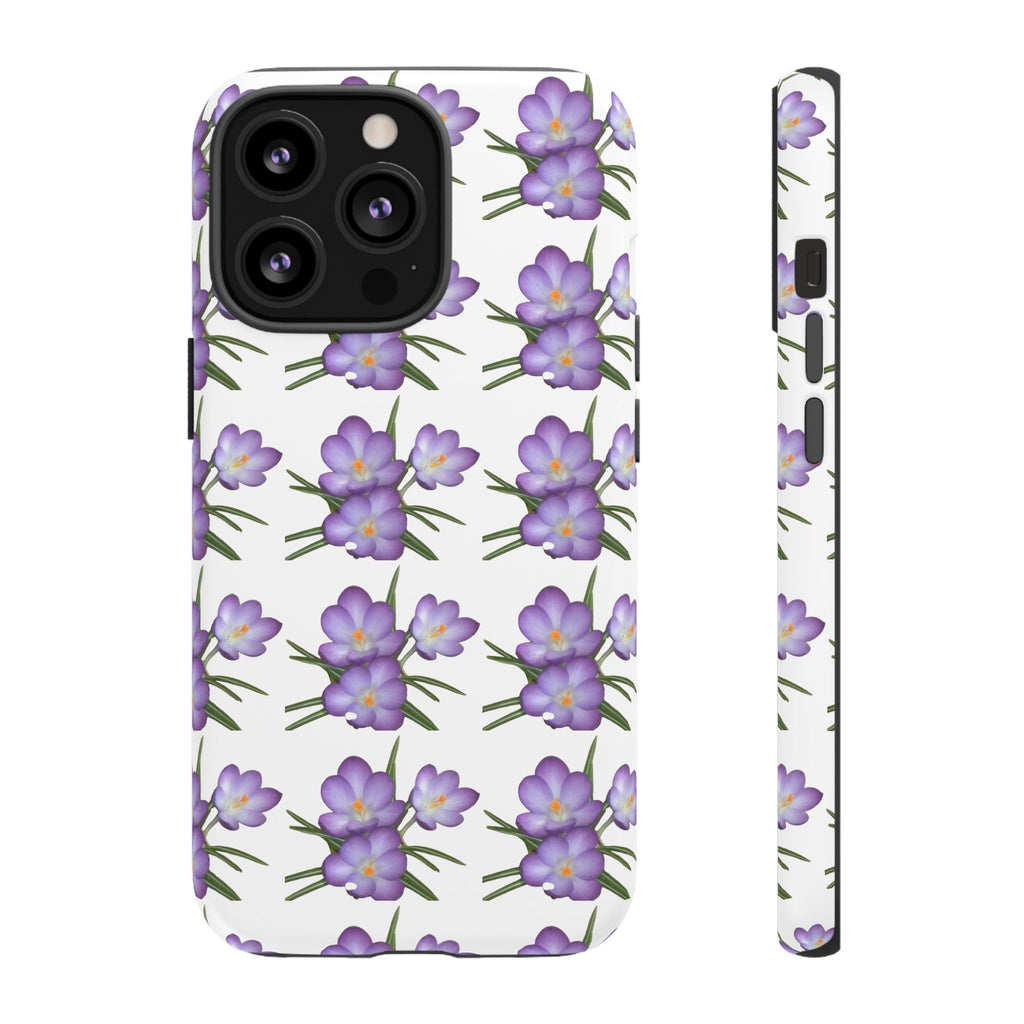 Tough Case — Purple Floral Phone Case