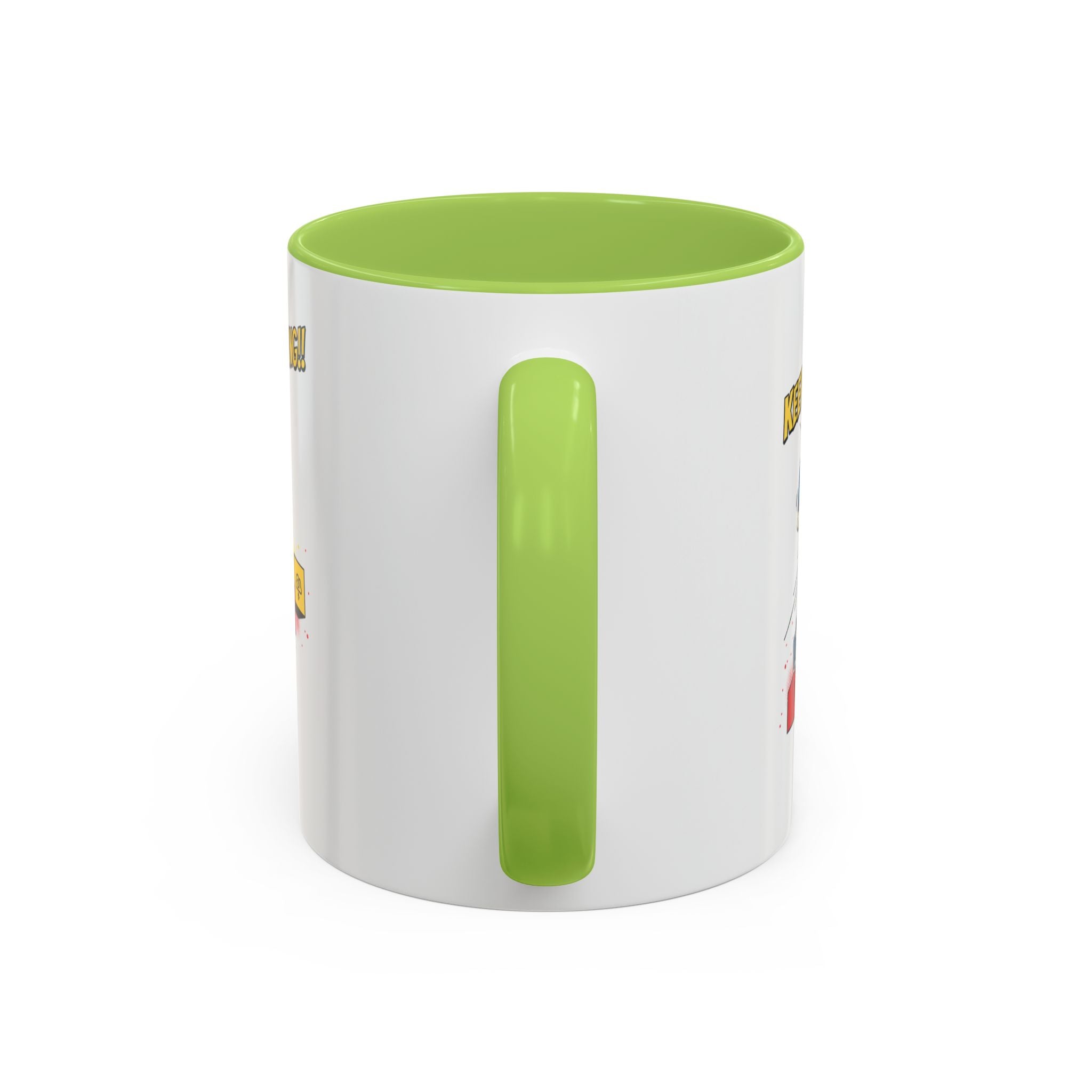 Keep Progressing Coffee Mug — Motivational Accent Mug (11/15oz)