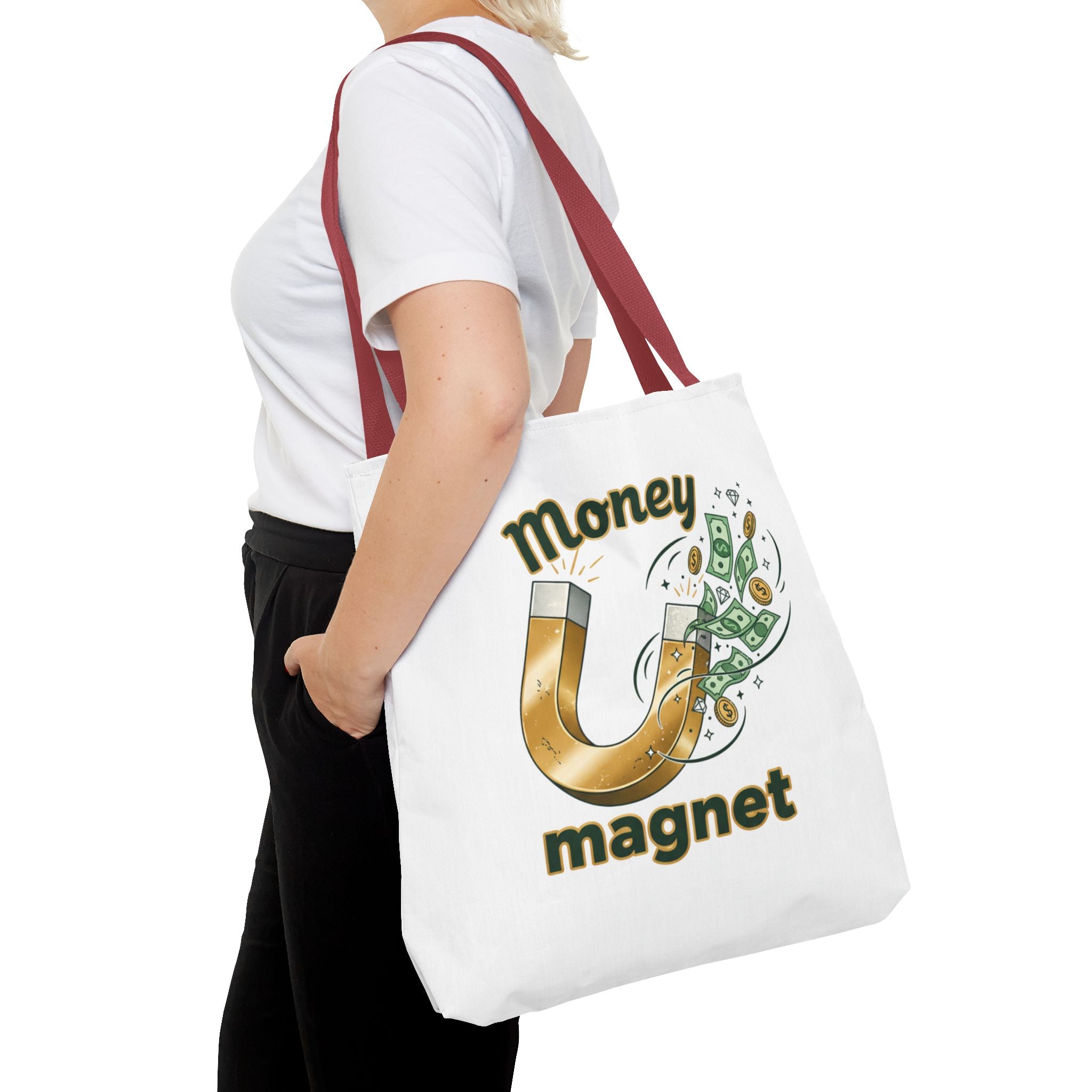Money Magnet Tote Bag — Funny Luck & Wealth Shopping Tote