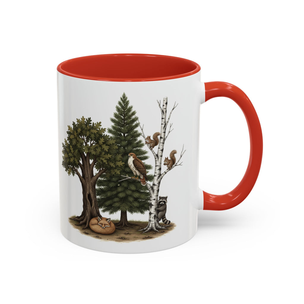 Get Outside! Nature Coffee Mug — Woodland Animals Accent Mug