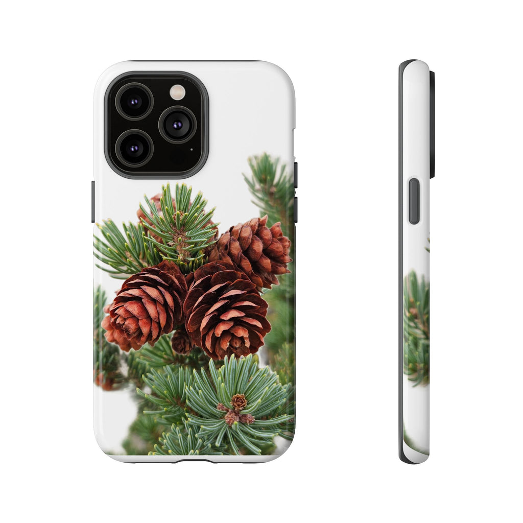 Pinecone Tough Phone Case — Protective Botanical Phone Cover